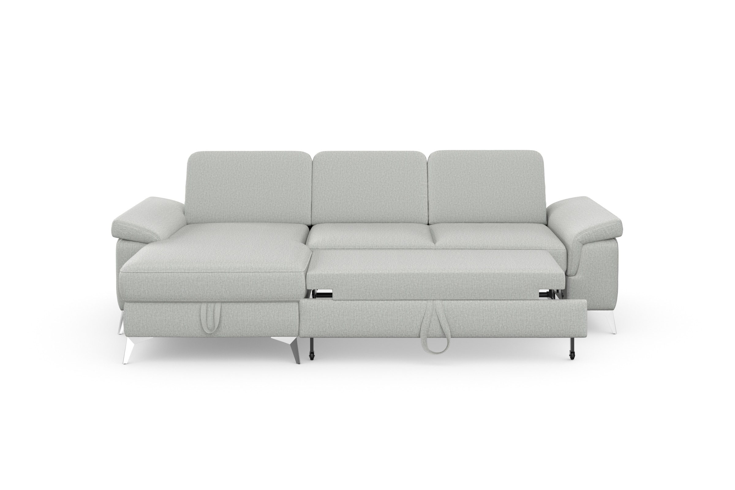 sit&more Ecksofa »Padua L-Form«, inklusive Sitztiefenverstellung, Armteilfunktion und Federkern