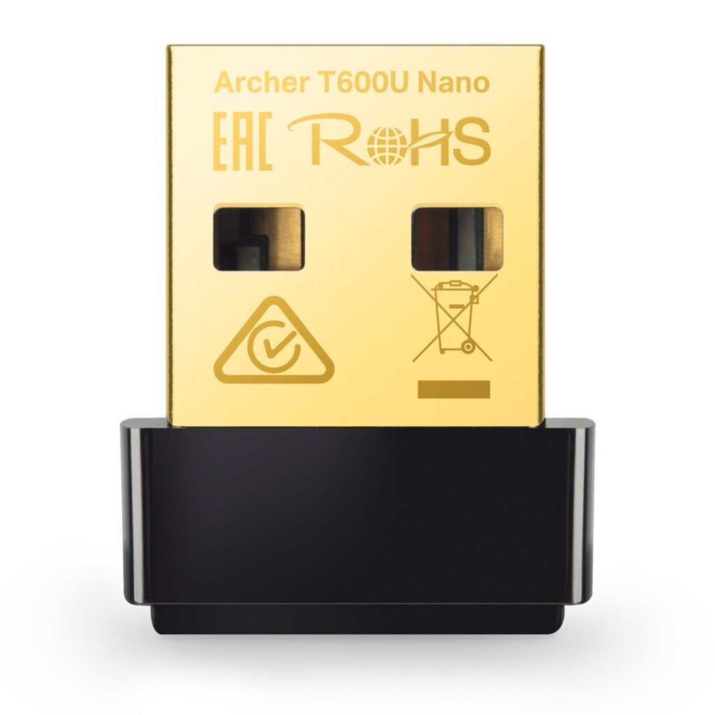 TP-Link Reichweitenverstärker »Archer T600U Nano AC600 WLAN USB Stick (433 MBit/s)«