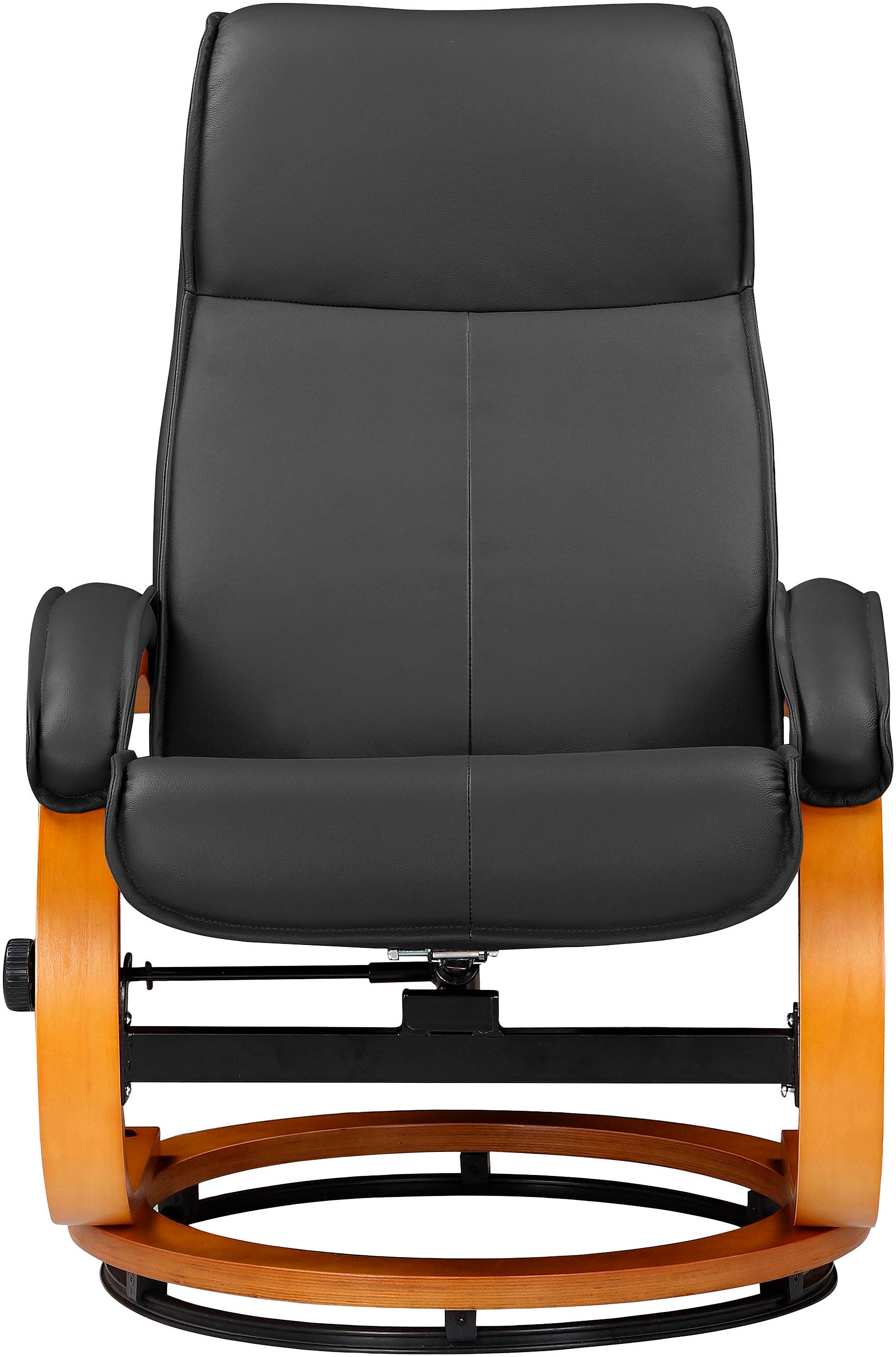 Home affaire Relaxsessel »Paris, TV-Sessel mit Hocker und manueller Liegefunktion«, (Set, 2 St., bestehend aus Sessel und Hocker), Dreh- und Kippfunktion, NaturLEDER®