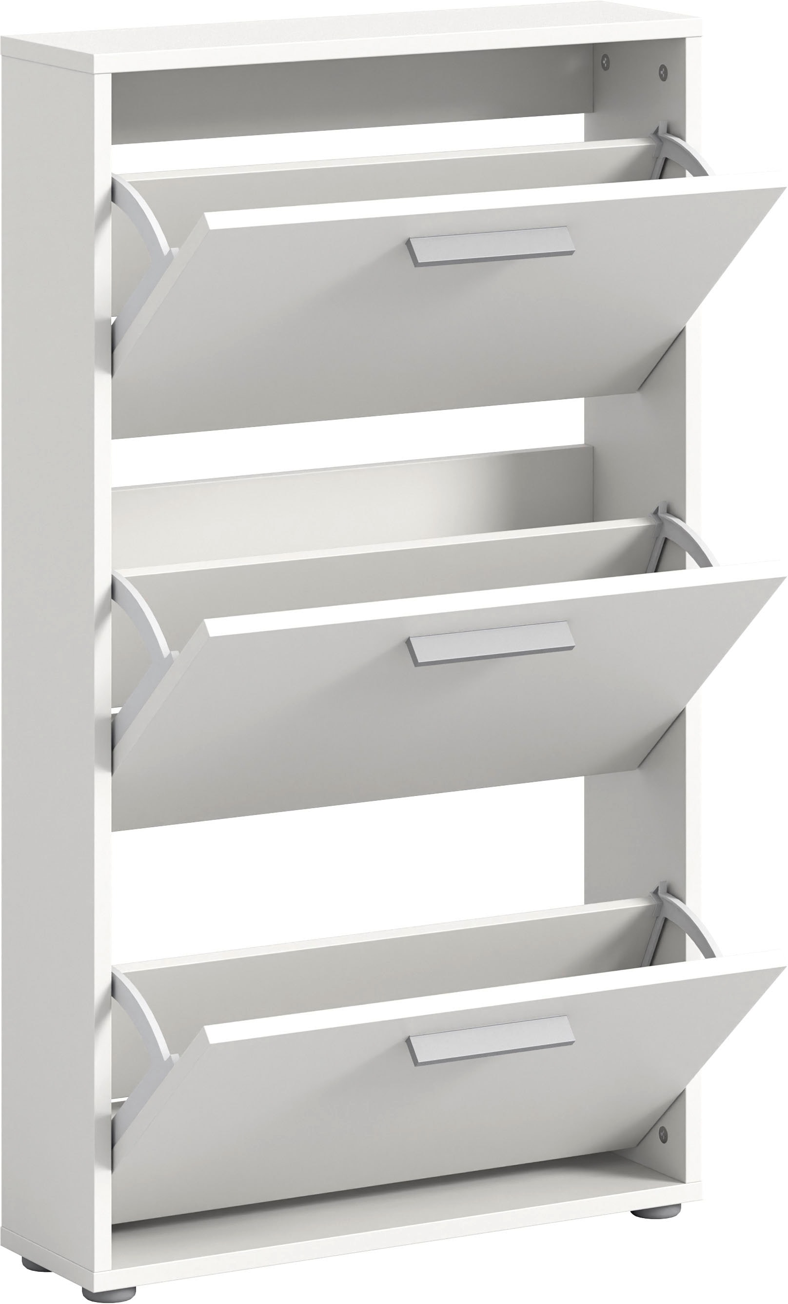 HBZ Schuhkommode »Sam«, (1 St.), Schuhkipper, Schuhschrank mit 3 Klappen, BxHxT 59x103x17cm