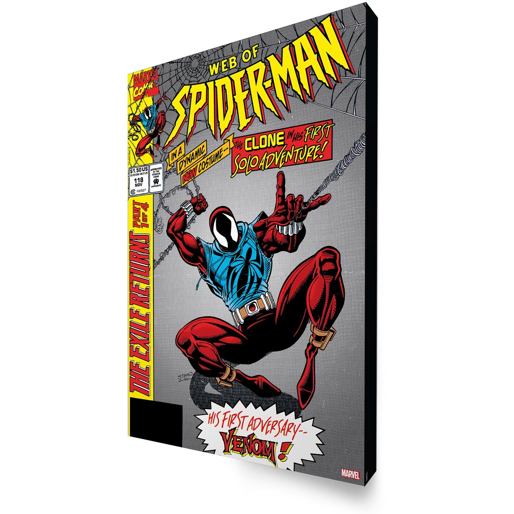 MARVEL Leinwandbild »Web of Spiderman«, (1 St.)
