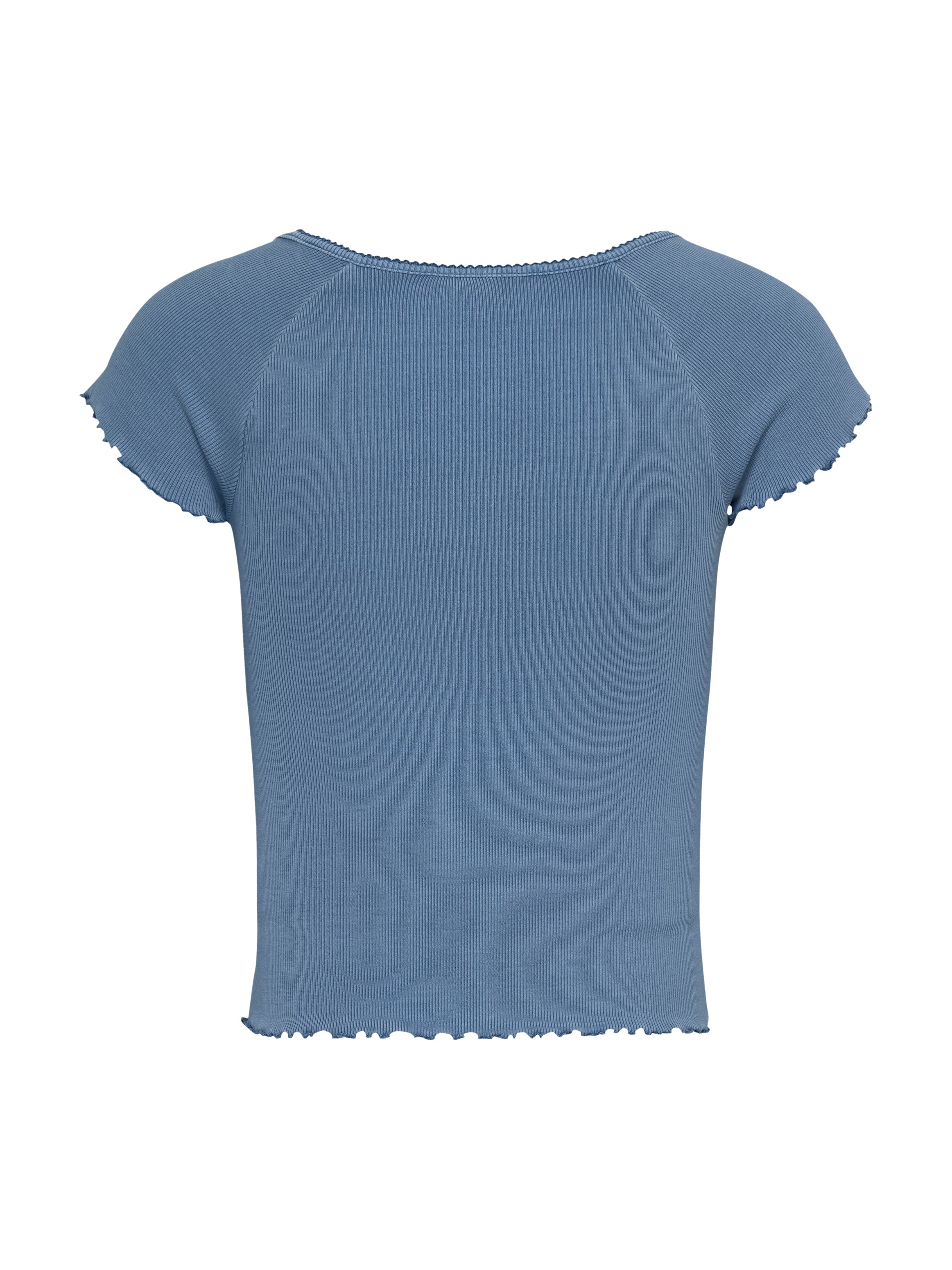 Tommy Jeans Kurzarmshirt »TJW SLIM VNECK GMD RIB SS«, mit Rollkanten, im femininen Stil