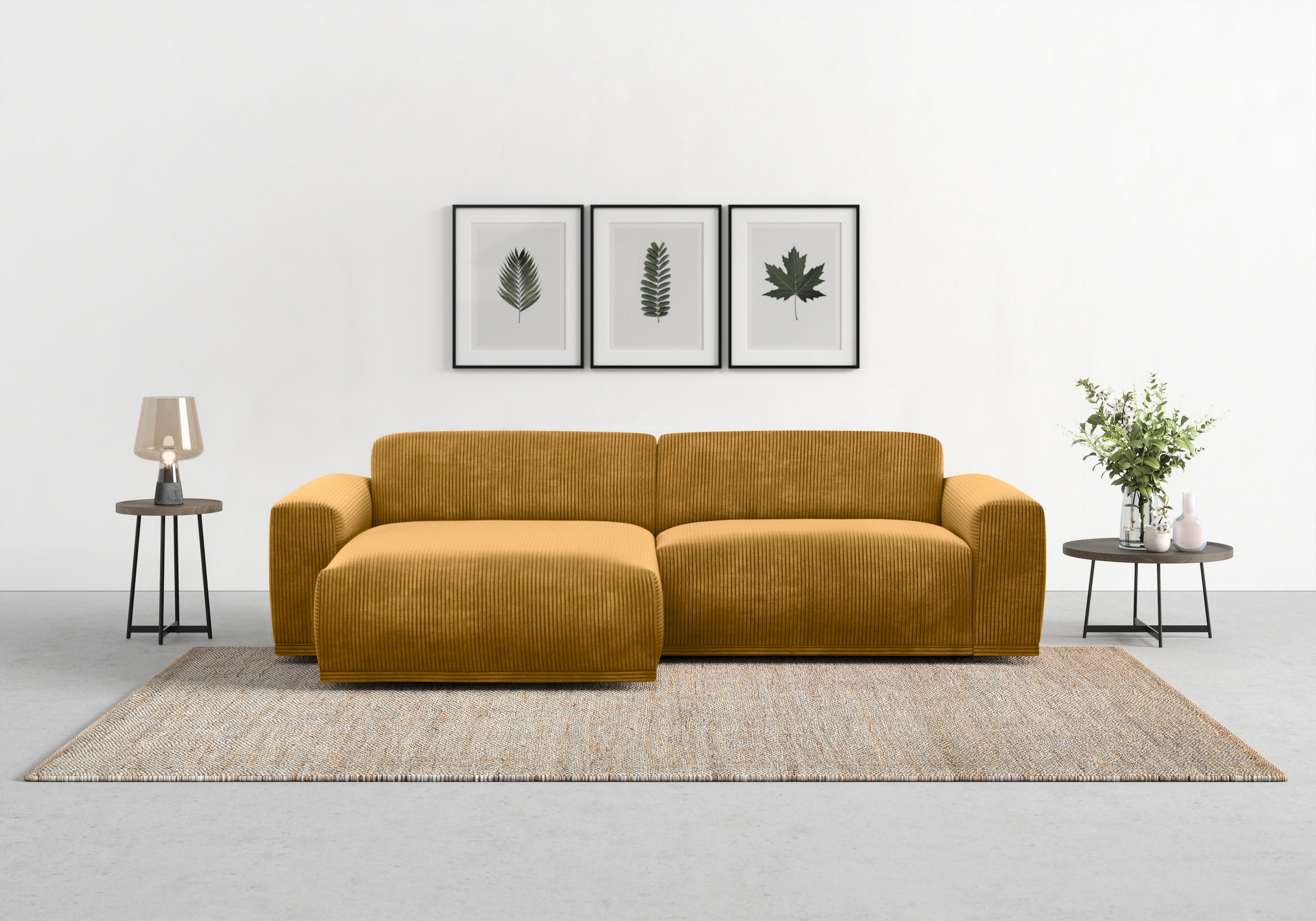 TRENDMANUFAKTUR Ecksofa »Braga, mit hochwertigem Kaltschaum, L-Form, in Cor günstig online kaufen