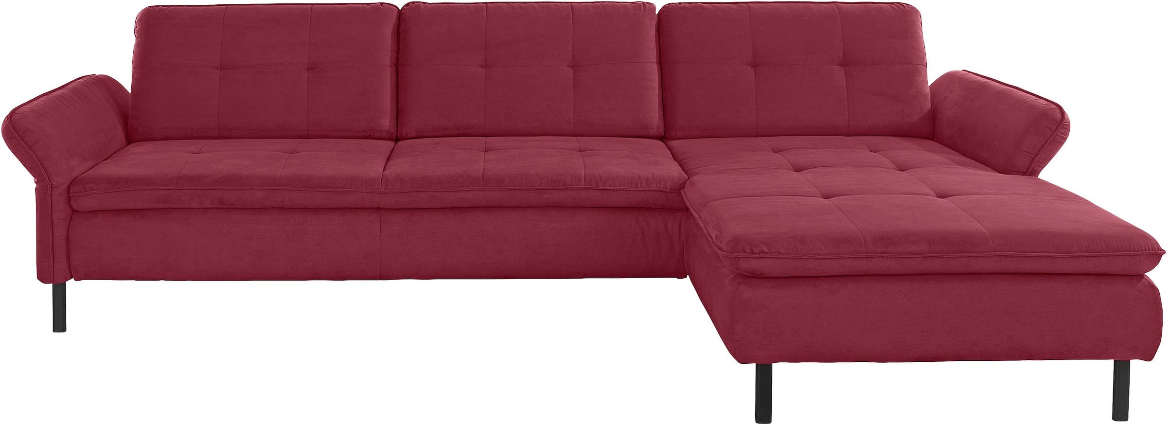 INOSIGN Ecksofa »Birkholm L-Form«, Armlehnverstellung, auch in Easy Clean Bezug - mit Wasser zu reinigen