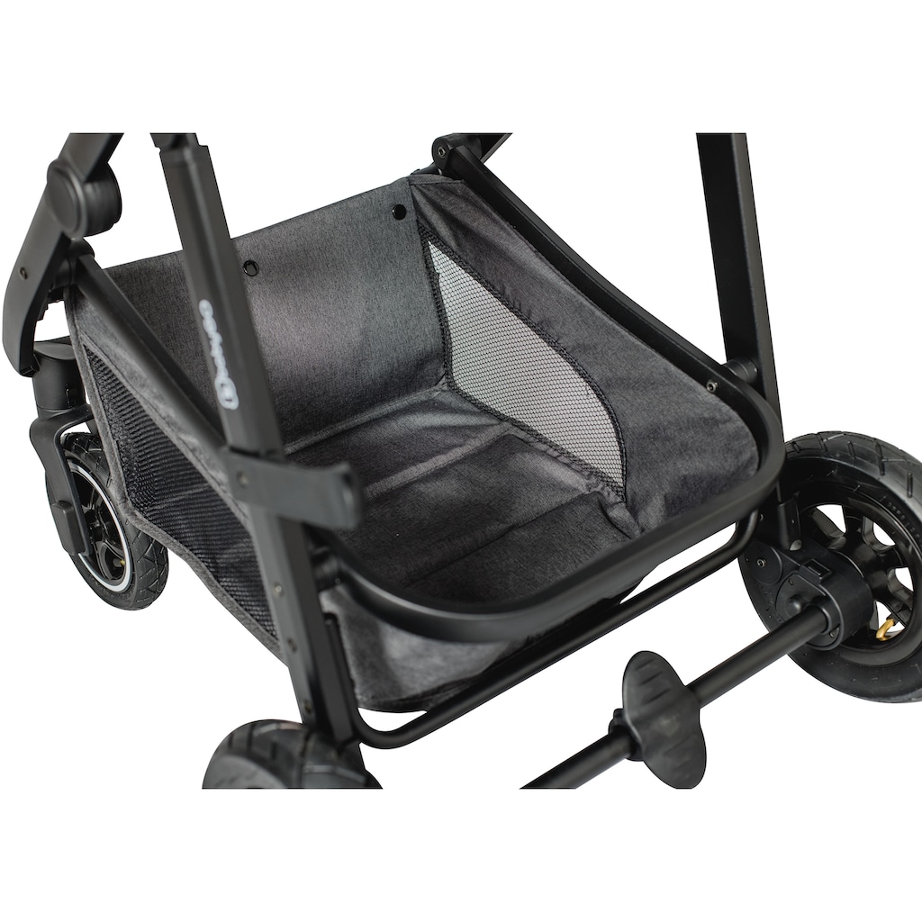 BabyGo Kombi-Kinderwagen »Simplex AIR 3in1, Grey melange«, 15 kg