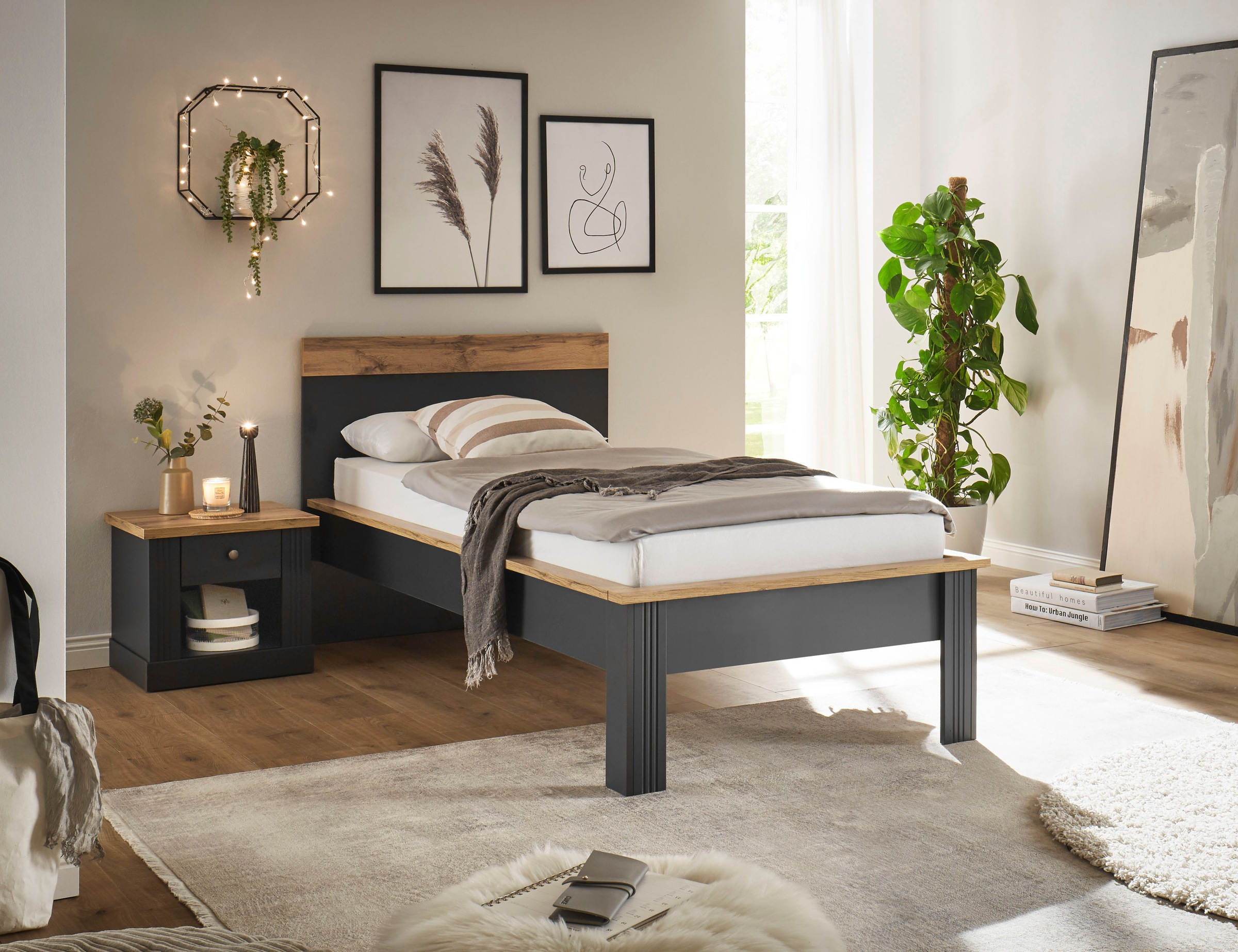 Home affaire Schlafzimmer-Set »Westminster«, Bett Breite Liegefläche 90 ode günstig online kaufen