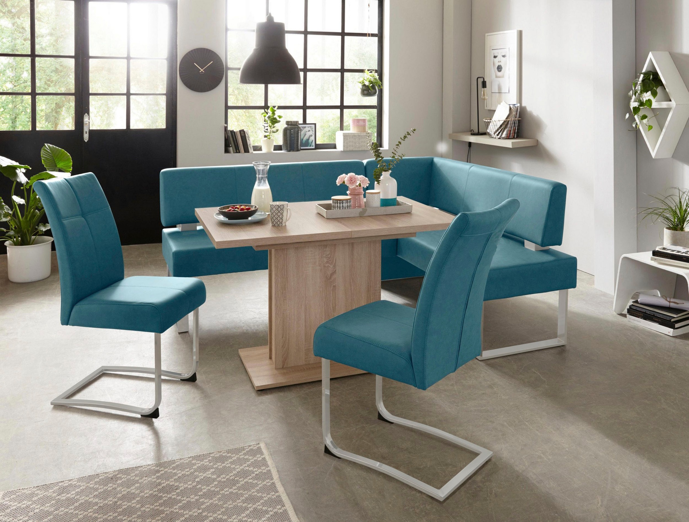 Home affaire Freischwinger »Rab« (Set) 2 Stk.Bezug in verschiedenen Qualitä günstig online kaufen