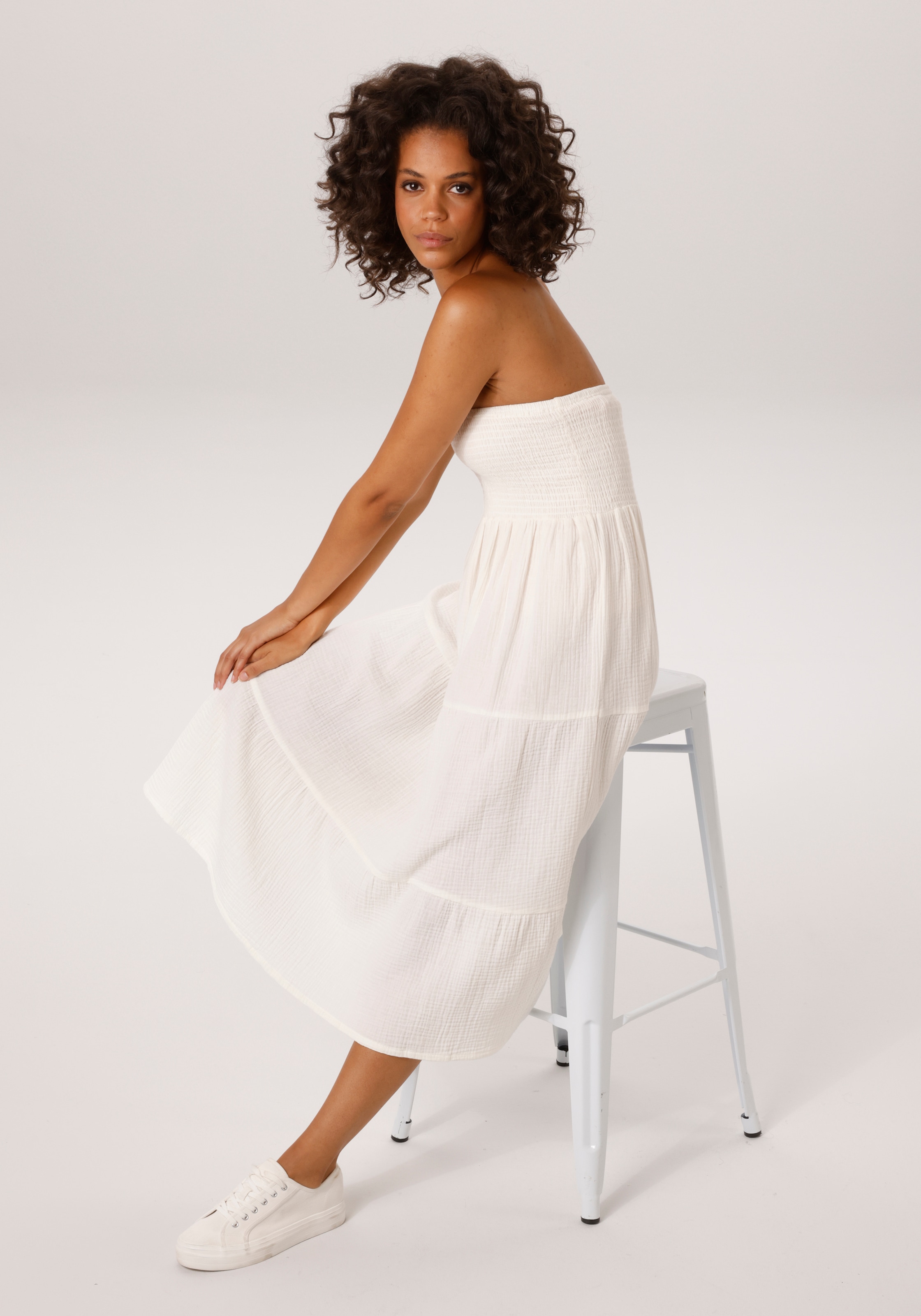 Aniston CASUAL Sommerkleid - auch als Maxirock tragbar - NEUE KOLLEKTION