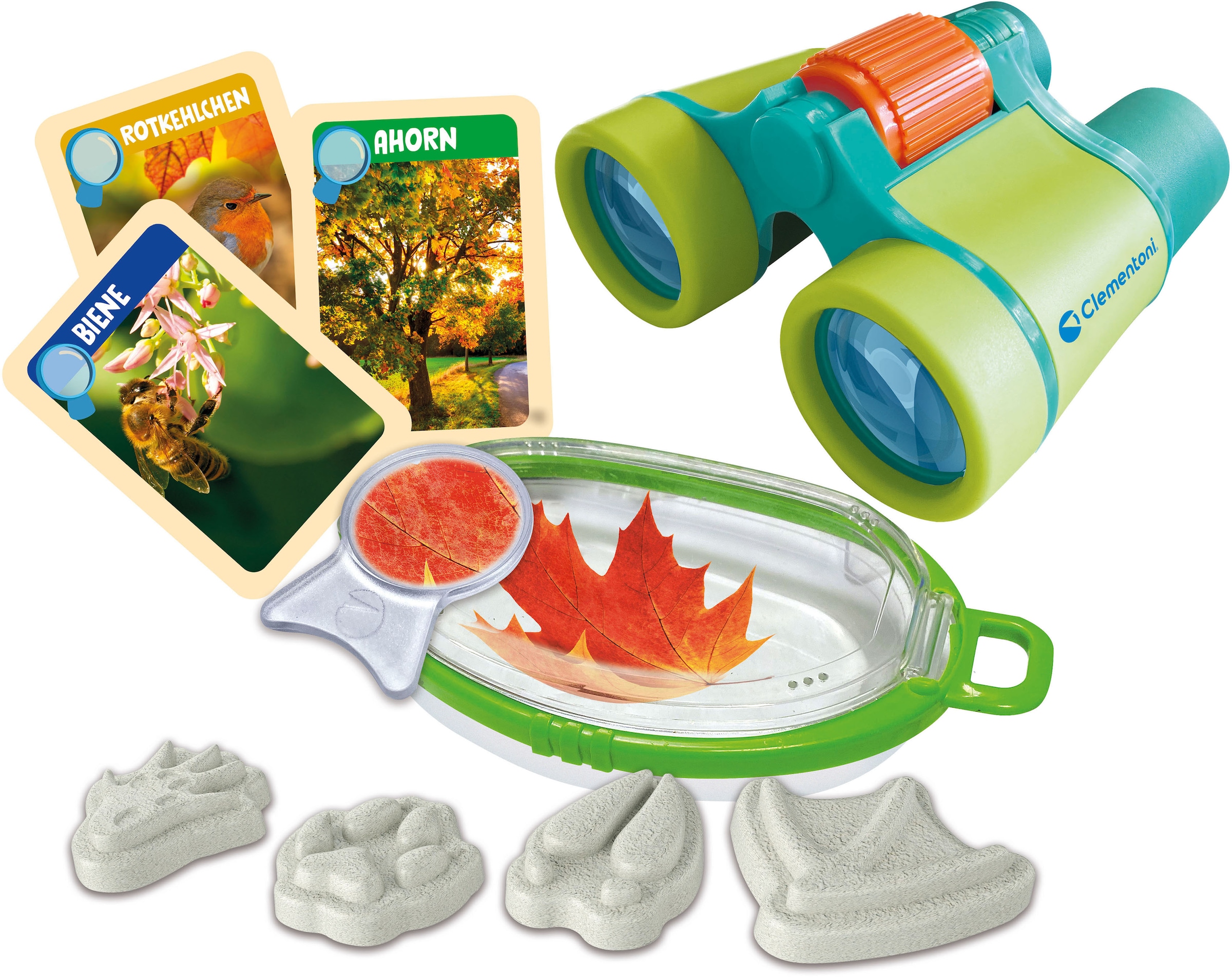 Clementoni® Experimentierkasten »Galileo, Entdecke die Welt der Natur«, Made in Europe