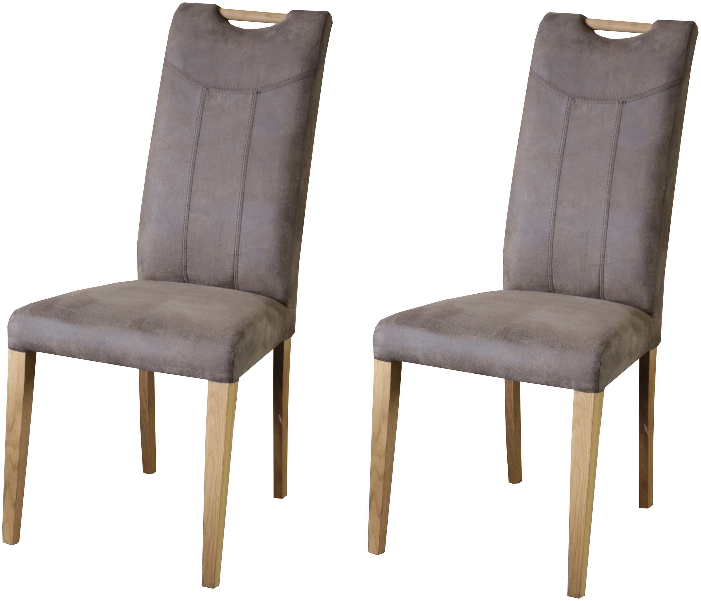 Home affaire Esszimmerstuhl »Roberta Polsterstuhl, Gestell Eiche massiv« (S günstig online kaufen