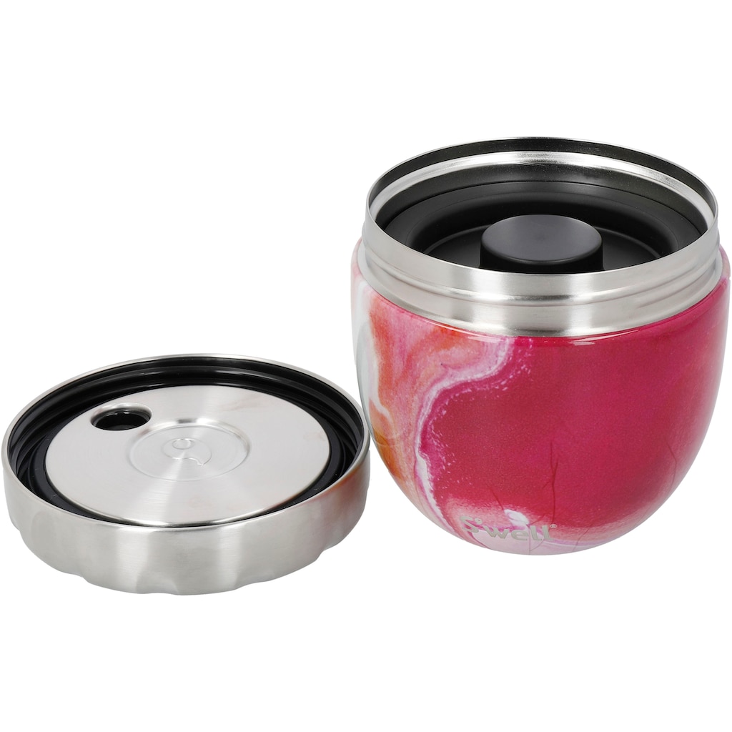 S'well Thermoschüssel »S’well Pink Topaz Eats 2-in-1 Food Bowl«, 2 tlg., aus Edelstahl