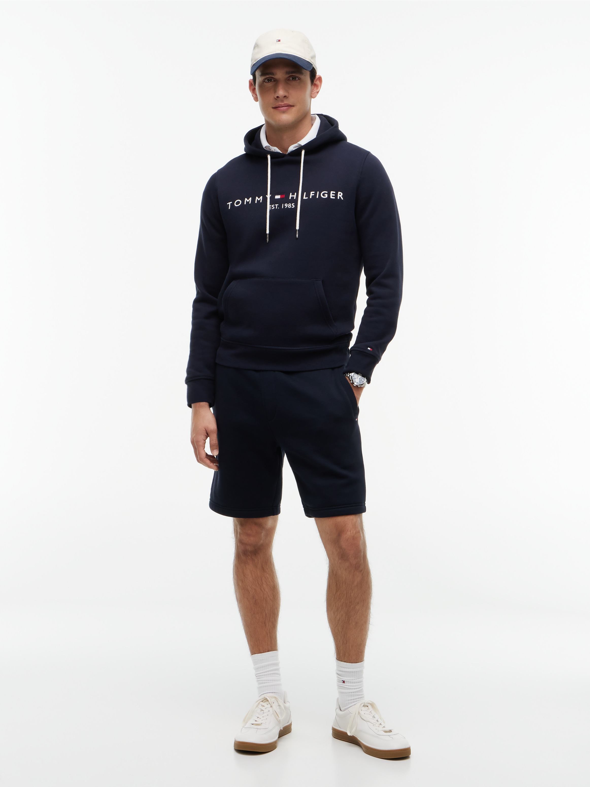 Tommy Hilfiger Kapuzensweatshirt »TOMMY LOGO HOODY«, Baumwoll-Mix
