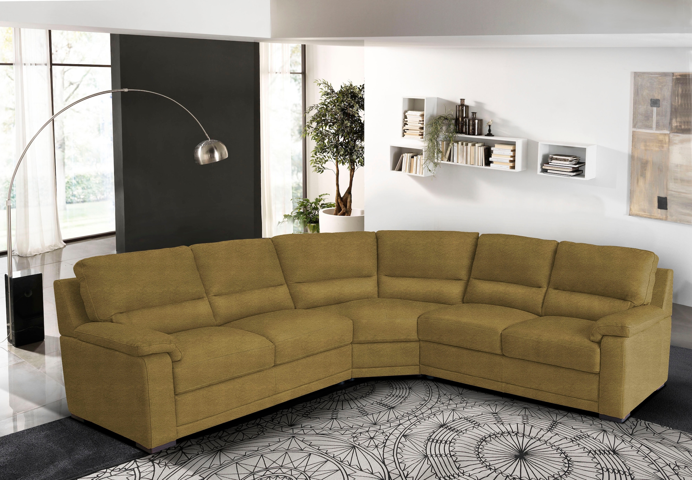 Egoitaliano Ecksofa "Doris, modernes Designerecksofa in hochwertigen Microf günstig online kaufen