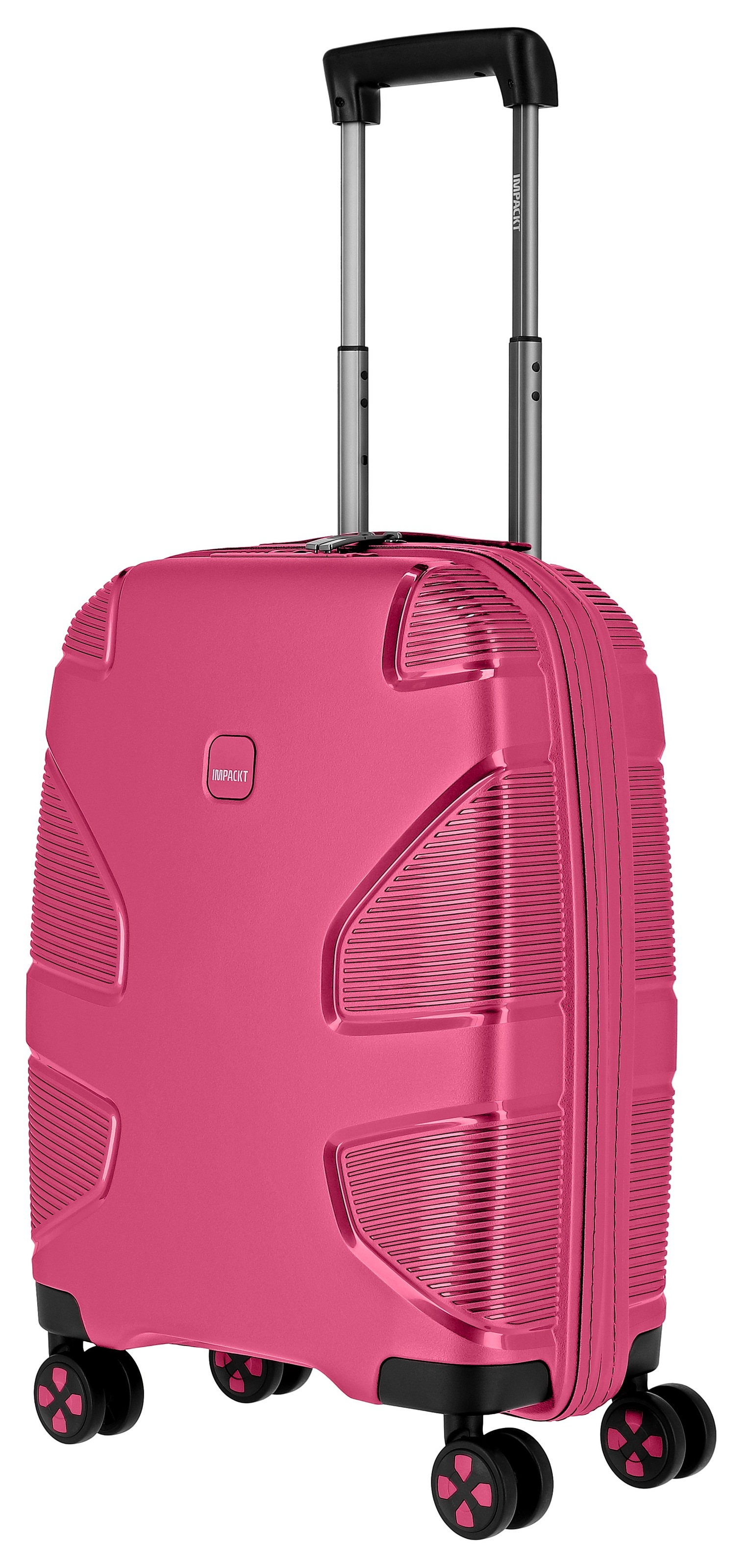 IMPACKT Hartschalen-Trolley »IP1, verschiedene Größen und Farben«, 4 Rollen, Hartschalen-Koffer vegan Koffer Reisegepäck USB-Port TSA Zahlenschloss