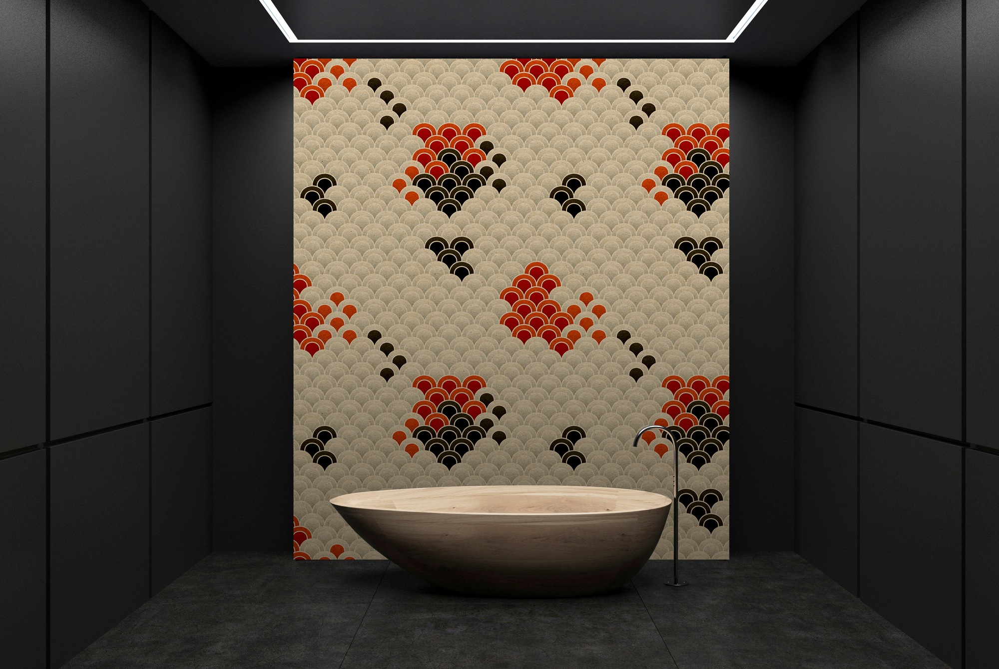 living walls Fototapete »Walls by Patel Koi 2« glatt Vlies, Wand, Schräge günstig online kaufen