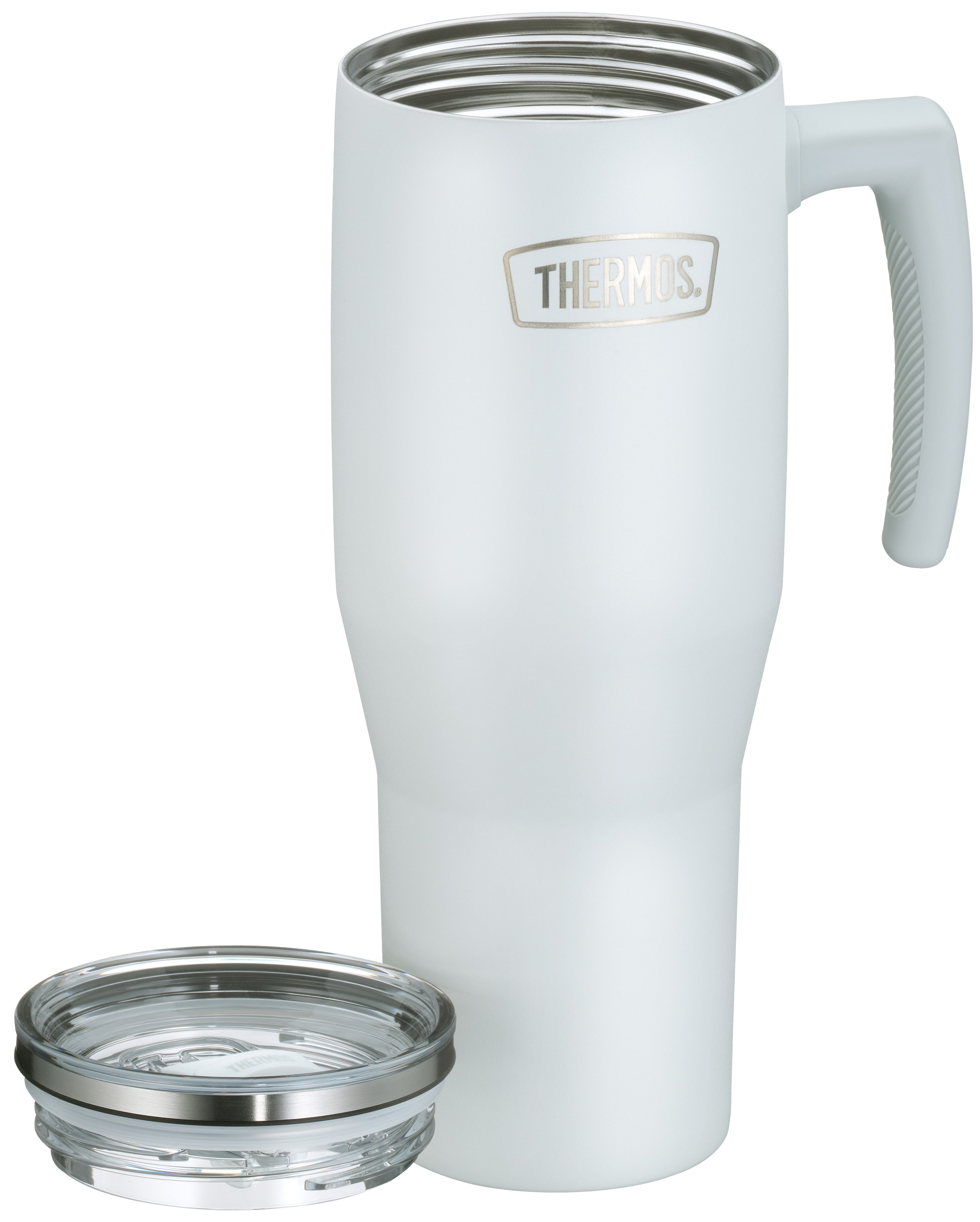 THERMOS Thermobecher »REFRESHING SERIES ISOLIERTRINKBECHER mit Strohhalm«, (1 tlg.), 1,10l, 6h heiß & 6h kalt, mit Griff