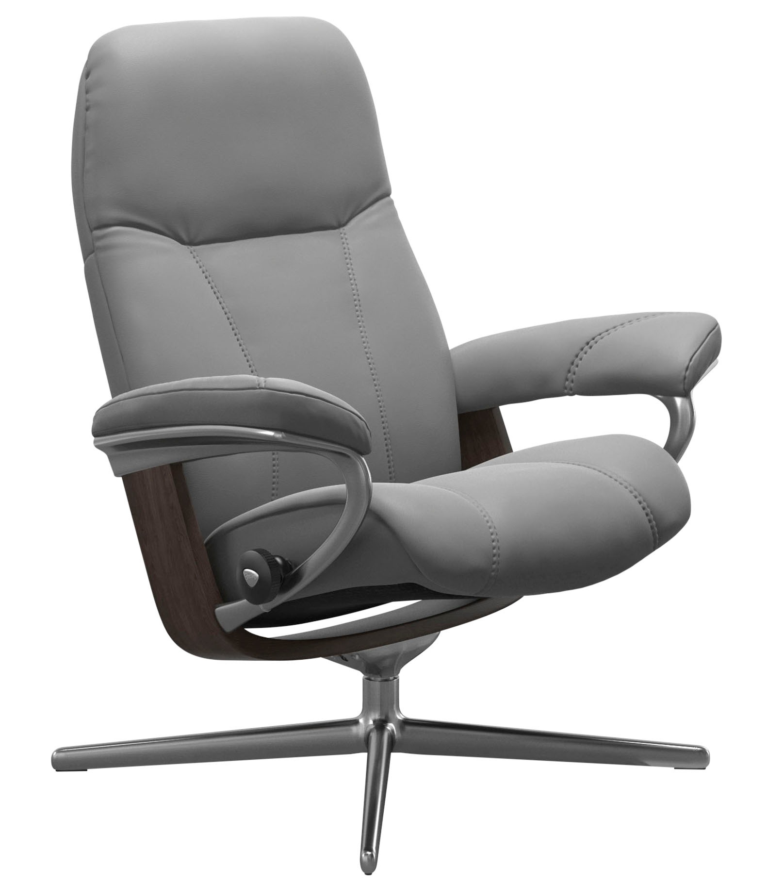 Stressless® Relaxsessel »Consul«, mit Cross Base, Größe S, M & L, Holzakzent Wenge