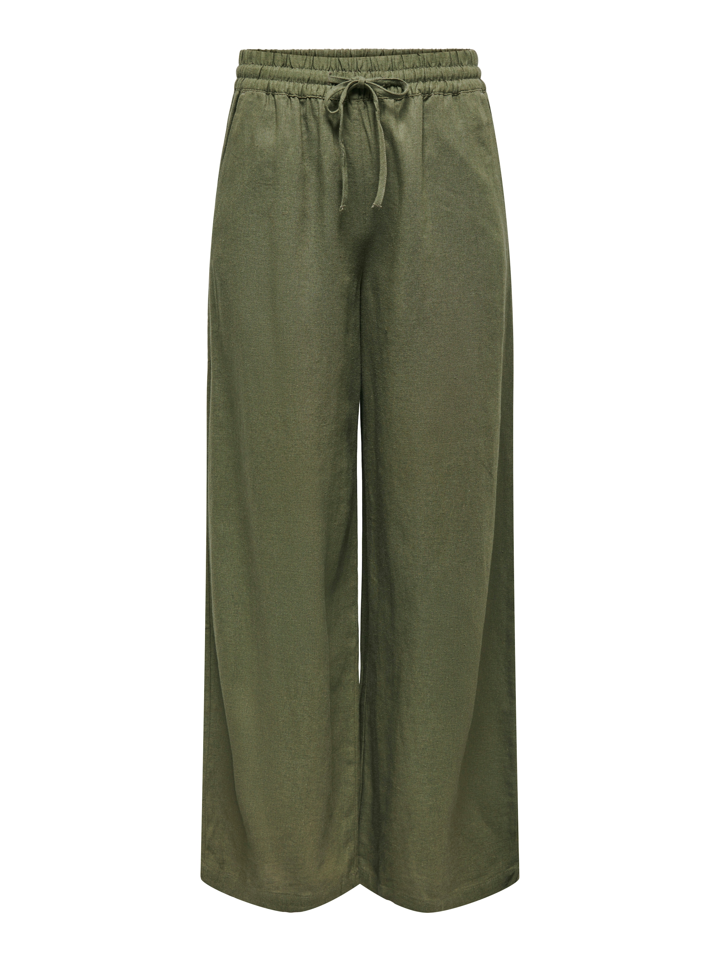 JDY »JDYSAY LINEN HW WIDE PANT WVN NOOS«  Sommerhose mit Leinen