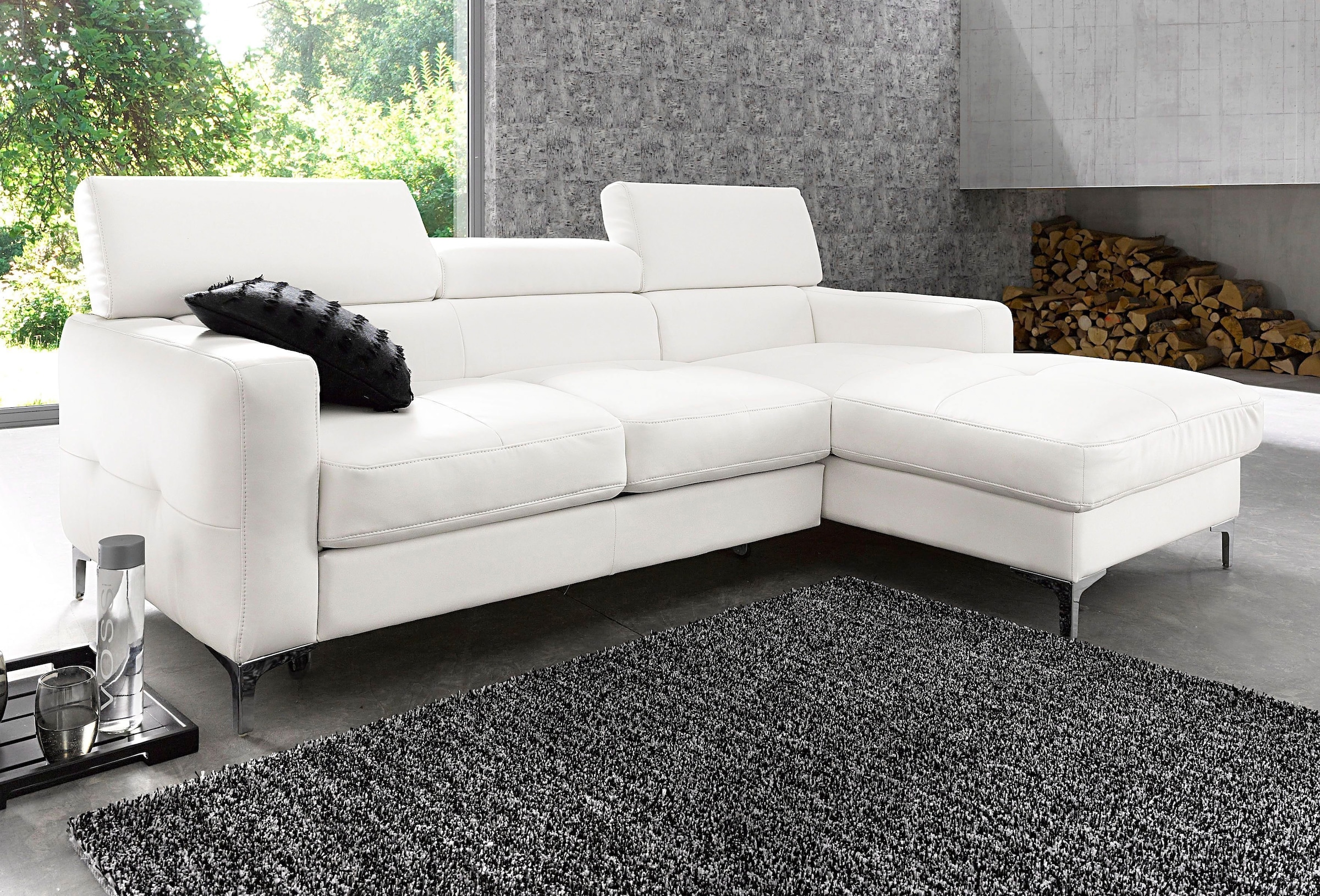 COTTA Polstergarnitur »Sammy L-Form«, (Set), Set bestehend aus: Ecksofa mit günstig online kaufen