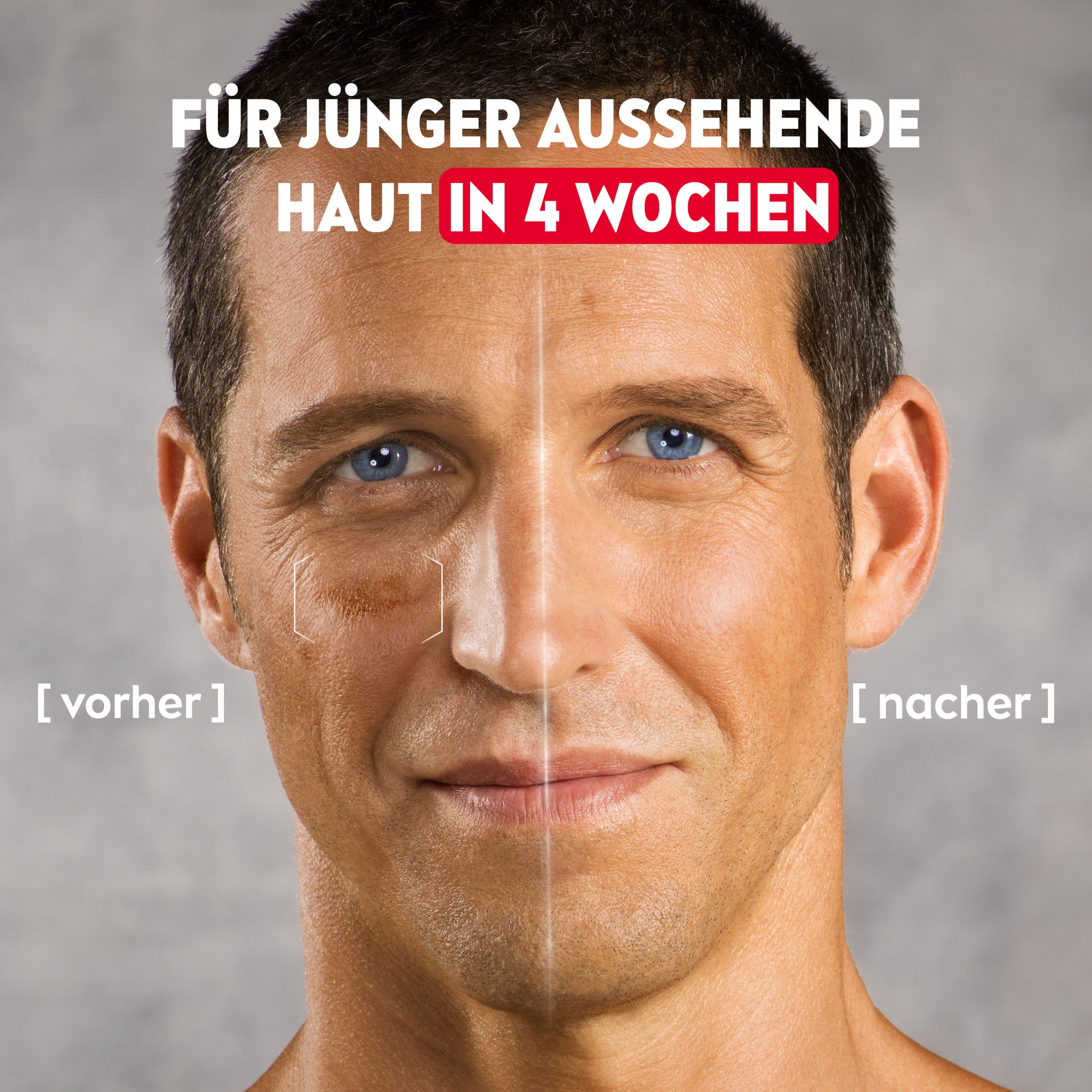 Nivea Men Pflege-Set »ANTI-AGE 2IN1 Power Serum & Feuchtigkeitscreme LSF30«, (2 tlg.), Hochwirksames Hyaluron, mildert Pigmentflecken und Falten.