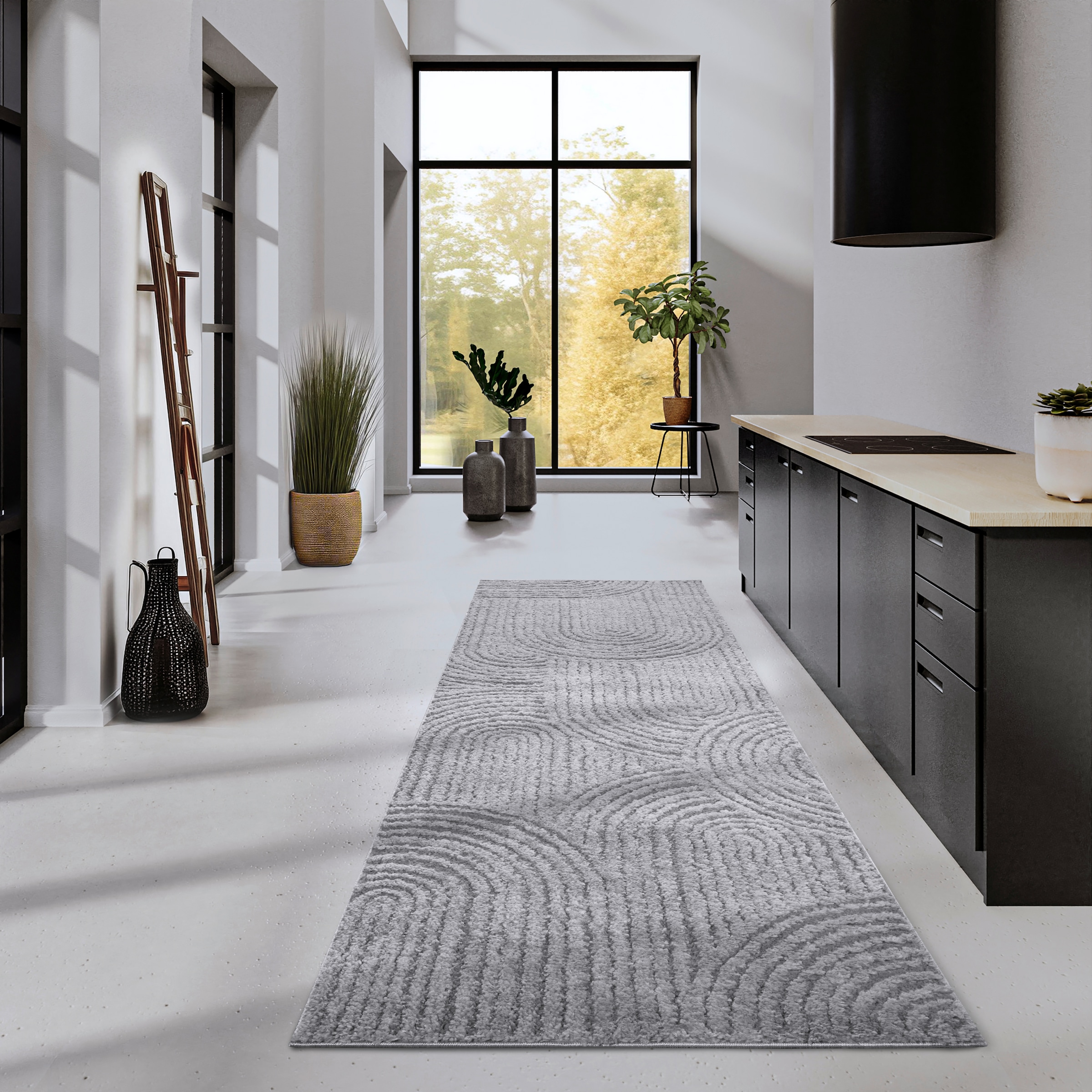 ELLE DECORATION Designteppich »Chappe«, rechteckig, 18 mm Höhe, Shaggy, Läufer, flauschig, weich, Langflor, modern, Hoch Tief Effekt