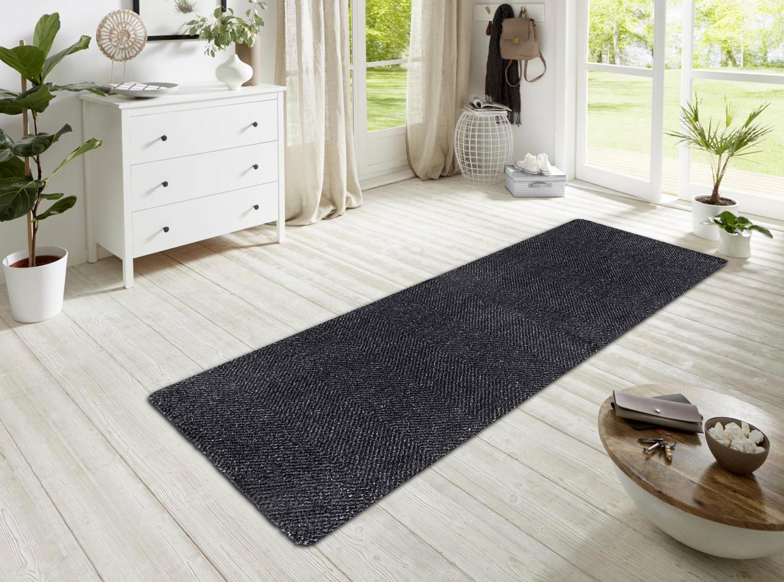 HANSE Home Fußmatte »Clean & Go, Türmatte«, rechteckig, 7 mm Höhe, Waschbar, Schmutzfangmatte, Outdoor, Innen, Rutschfest, Wetterfest