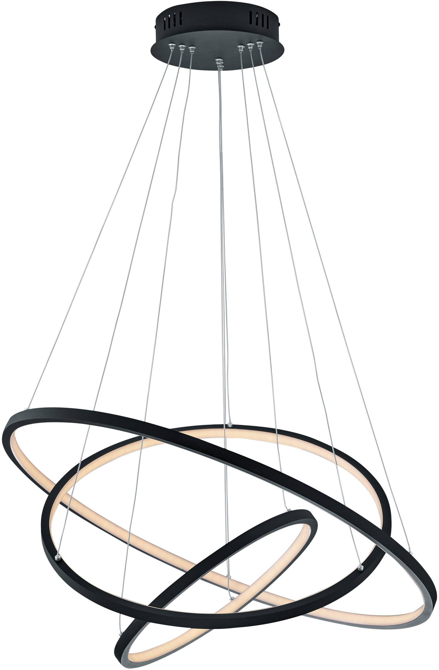 TRIO Leuchten LED Pendelleuchte »Aaron« LED-Modul 1 Stk. Farbwechsler WiZ S günstig online kaufen