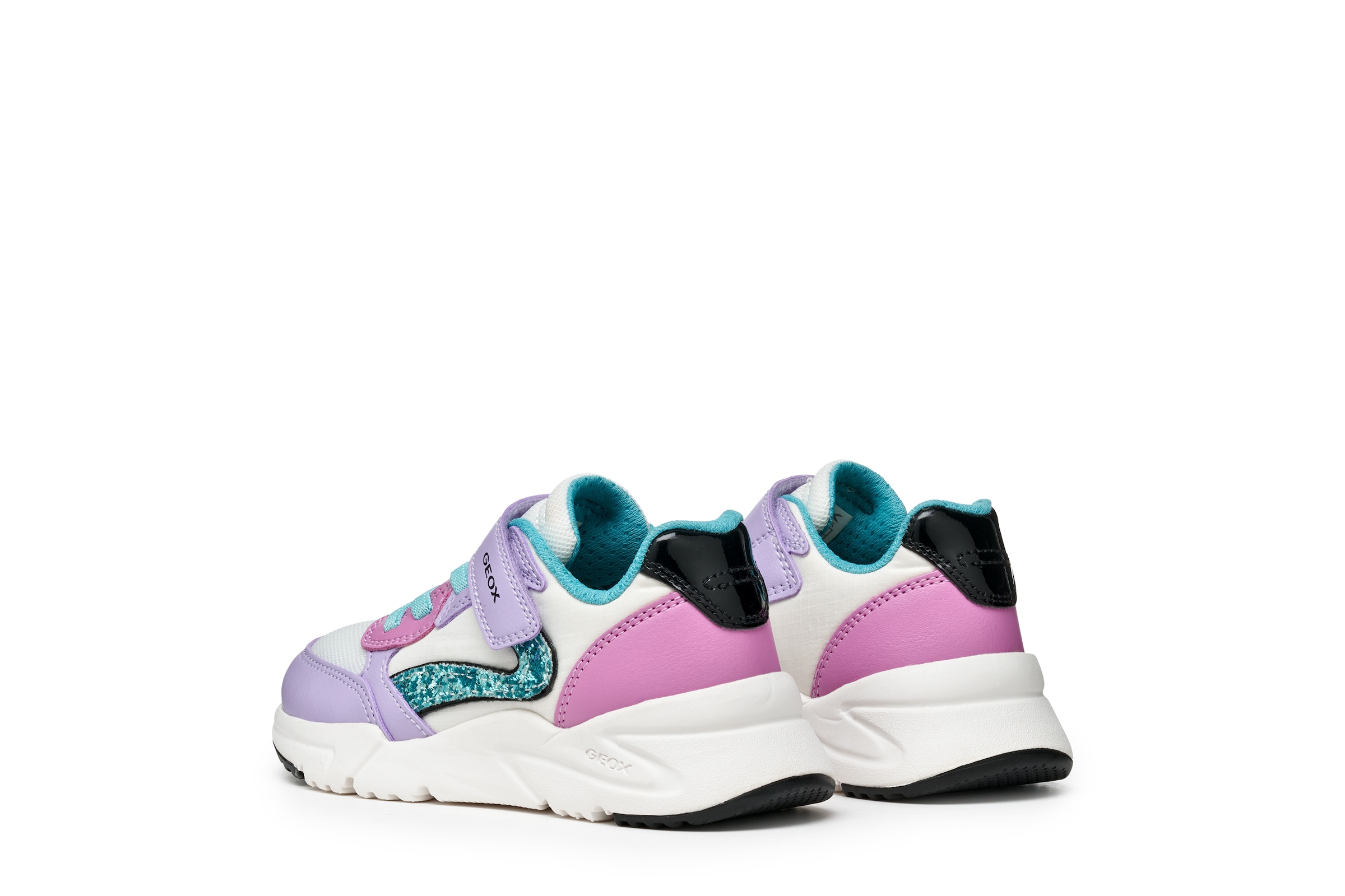 Geox Sneaker »J LOFTUS GIRL«  Slipper mit praktischem Klettverschluss, Größenschablone zum Download