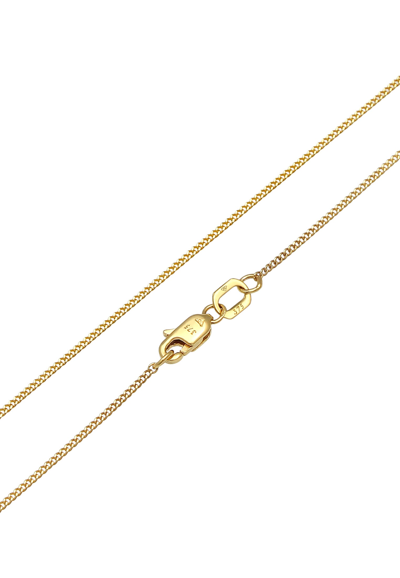 Elli DIAMONDS Collierkettchen »Solitär Diamant (0.03 ct.) Elegant 375 Gelbgold«