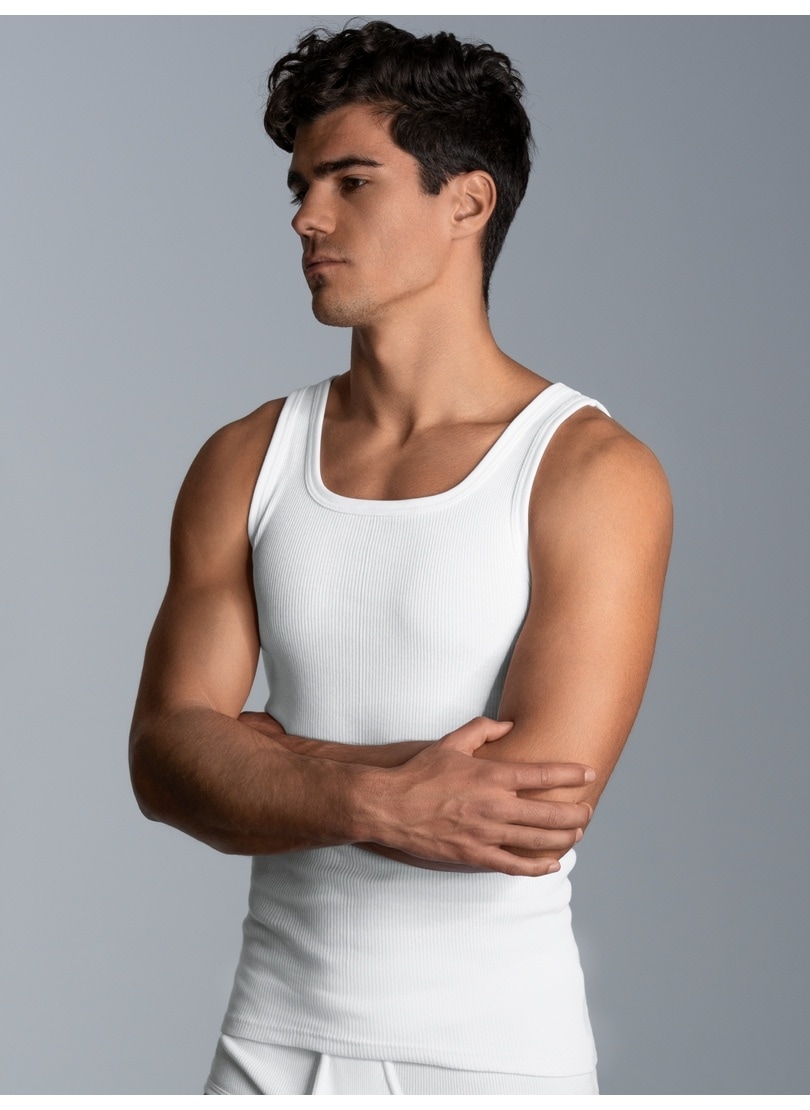 TRIGEMA Achselhemd »Unterhemd Doppelripp im Doppelpack« 2 Stk. tlg. weiss 6 6 100% Baumwolle