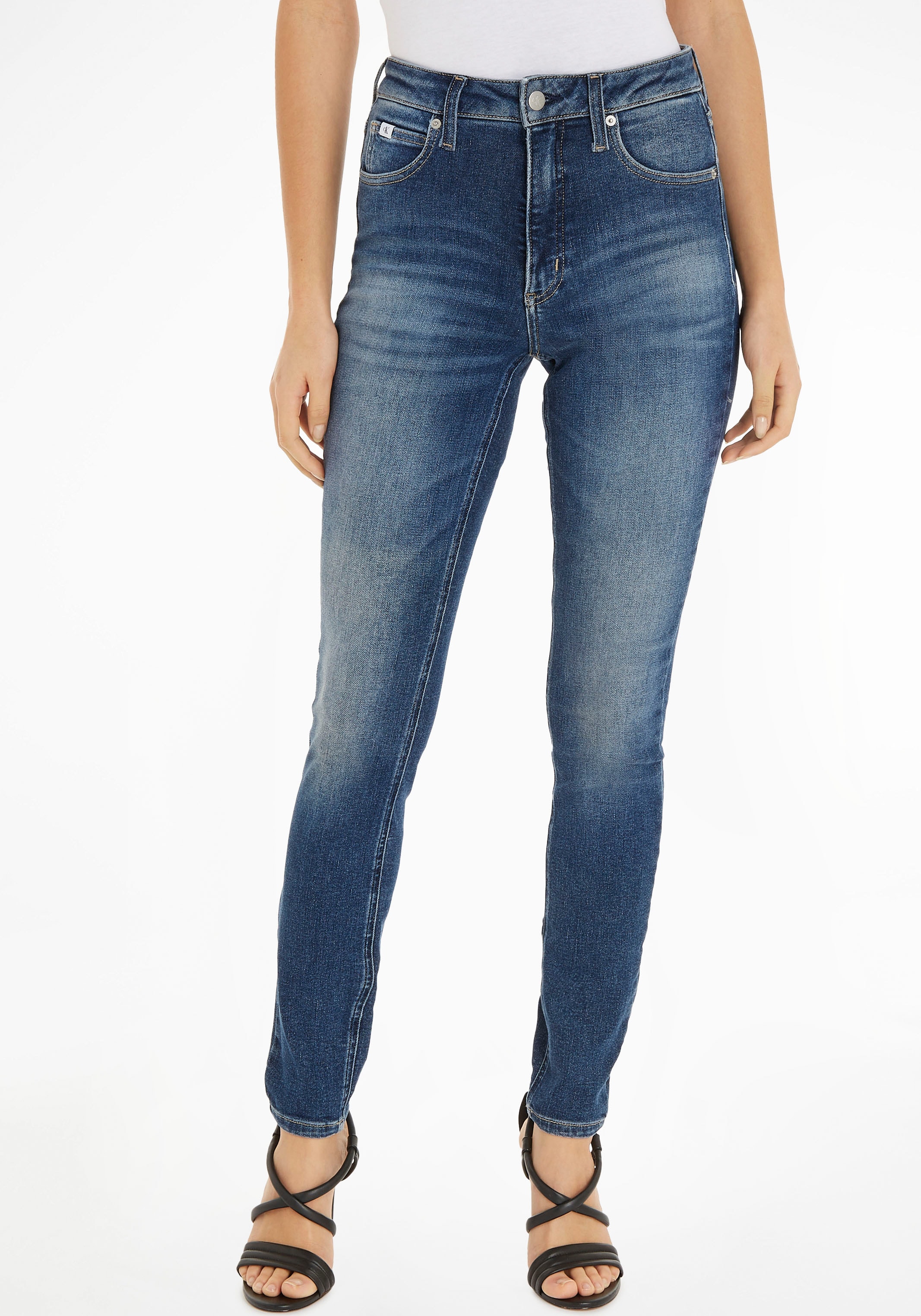 Calvin Klein Jeans Skinny-fit-Jeans »HIGH 5-Pocket-Style bestellen RISE SKINNY«, im