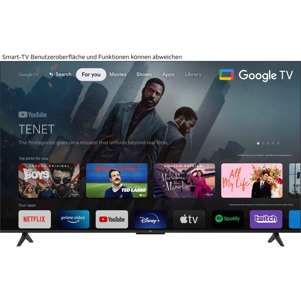 TCL LED-Fernseher »50P631X1«, 126 cm/50 Zoll, 4K Ultra HD, Android TV-Google TV-Smart-TV