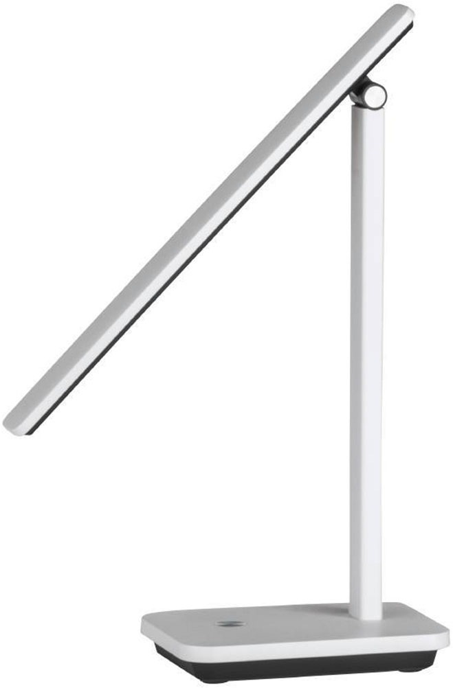 EGLO Tischleuchte »INIESTA LED Tischlampe, weiß-schwarz, Touchsensor, dimmbar, USB«, 1 flammig, Leuchtmittel LED-Modul | LED fest integriert, Leselampe, Schreibtischlampe, 3-step CCT, Kopf verstellbar, 33x35x35cm