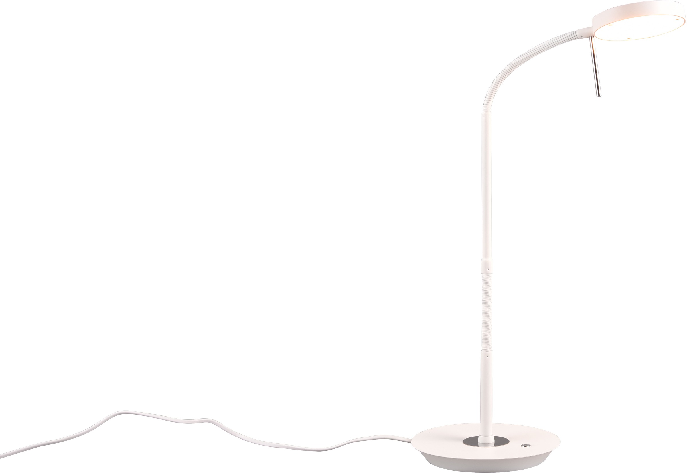 TRIO Leuchten LED Tischleuchte »MONZA, Tischlampe mit Sensordimmer Lichtfarbe einstellbar 2300-4000K«, 1 flammig, Leuchtmittel LED-Board | LED fest integriert, Leuchtenkopf flexibel verstellbar Memoryfunktion Höhe 57-74 cm