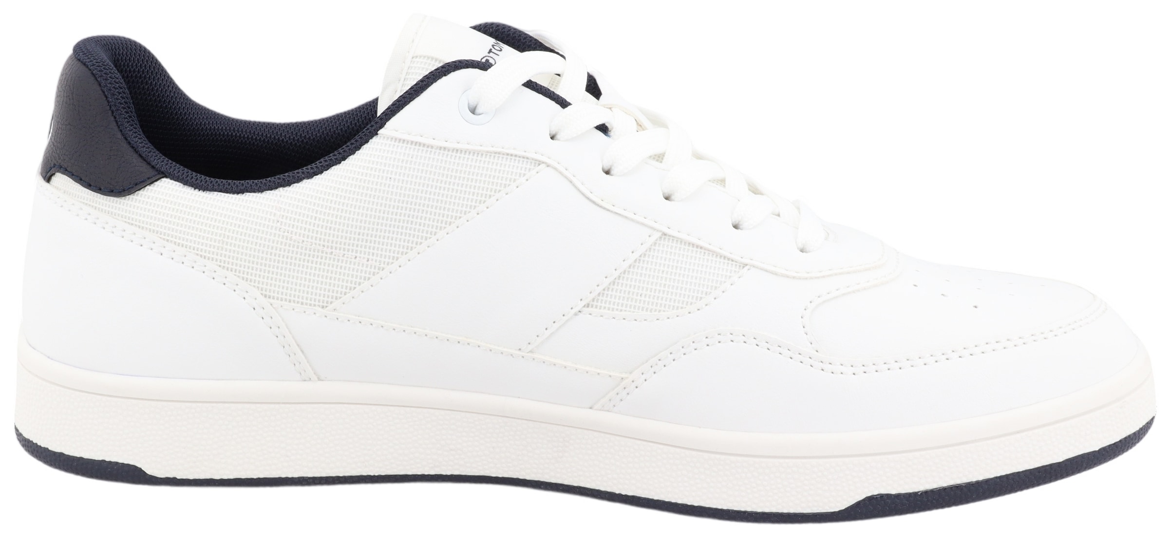 TOM TAILOR Sneaker, Freizeitschuh, Halbschuh, Schnürschuh mit gepolstertem Schaftrand
