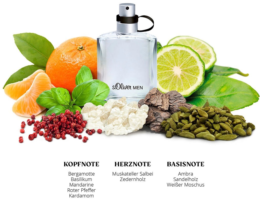 s.Oliver Eau de Toilette »s.Oliver Classic Men EDT NATURAL SPRAY 50 ML«, (Packung, 1 tlg.), mit markanter Herznote