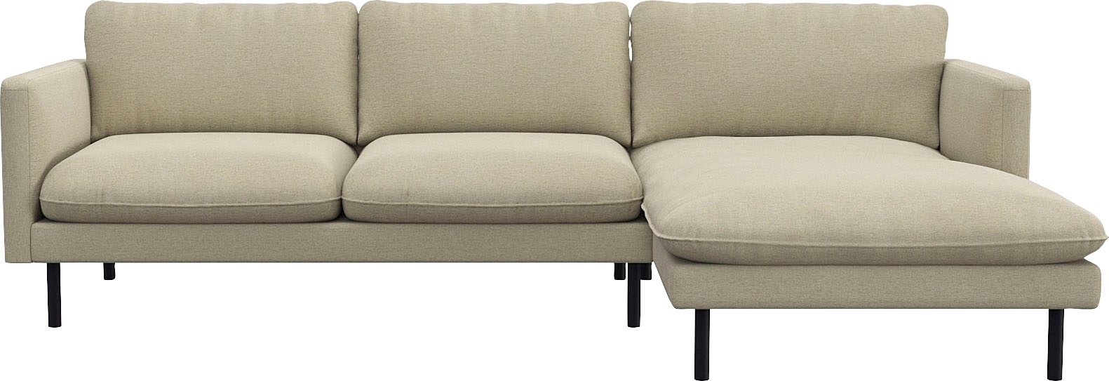 FLEXLUX Ecksofa »Bolzano, elegant und bequem, L-Form«, Sitzaufbau mit Kalts günstig online kaufen