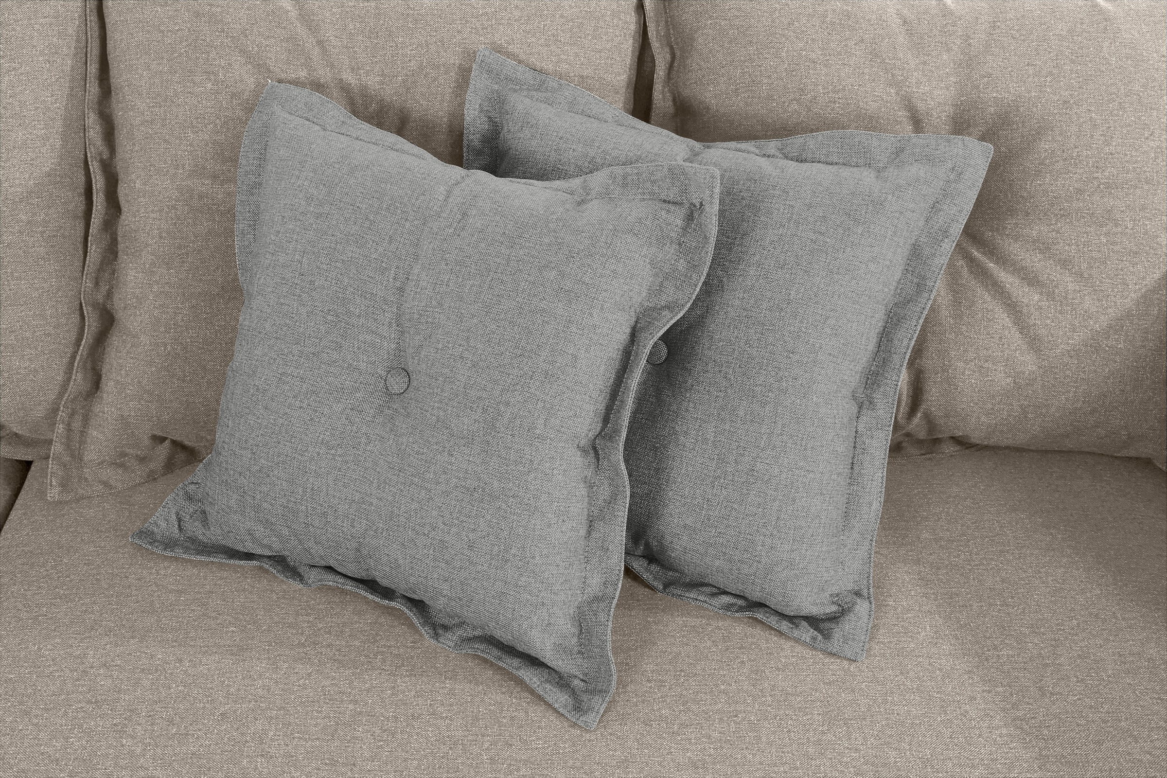 Home affaire Ecksofa »Baggio L-Form«, Zierkissen inklusive