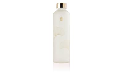 equa Trinkflasche »Mismatch - Ginkgoblatt«, Borosilikatglas, sandgestrahlt, 750 ml kaufen