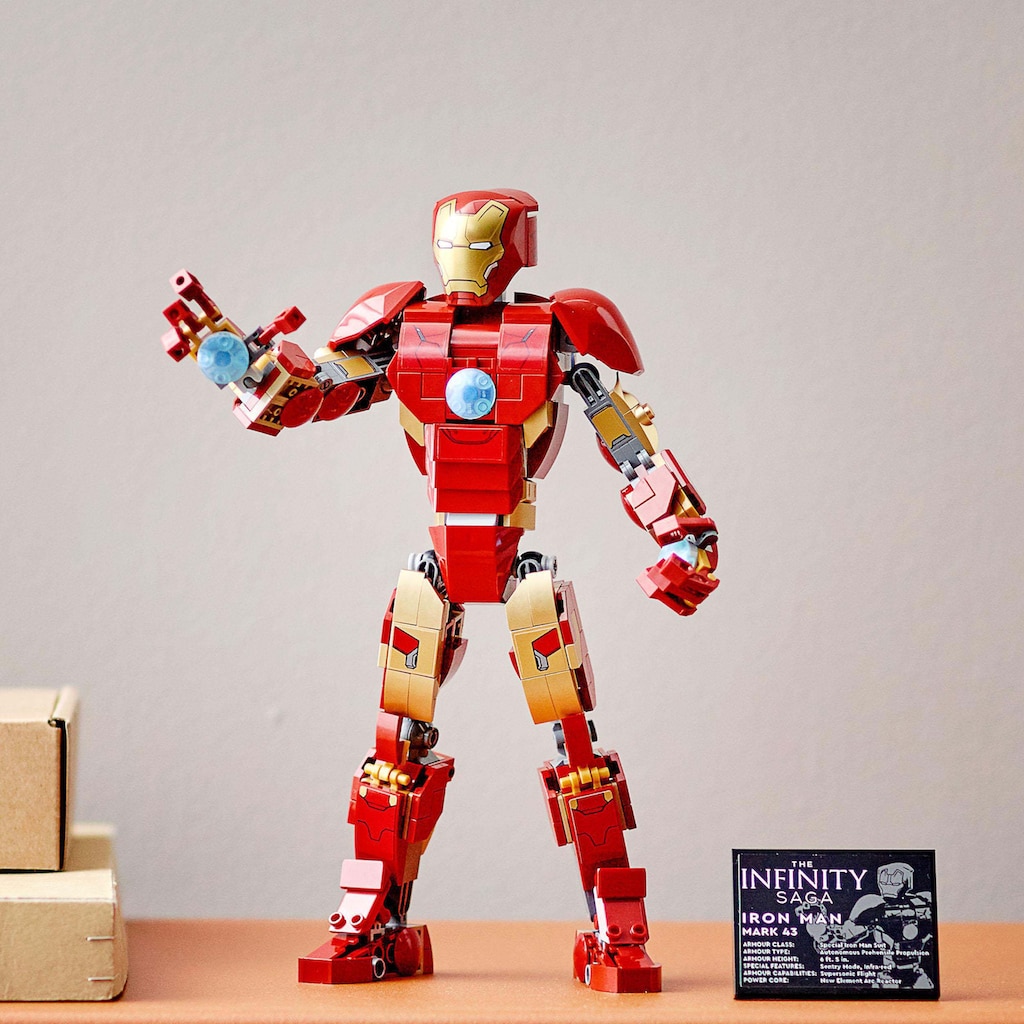 LEGO® Konstruktionsspielsteine »Iron Man Figur (76206), LEGO® Marvel«, (381 St.)