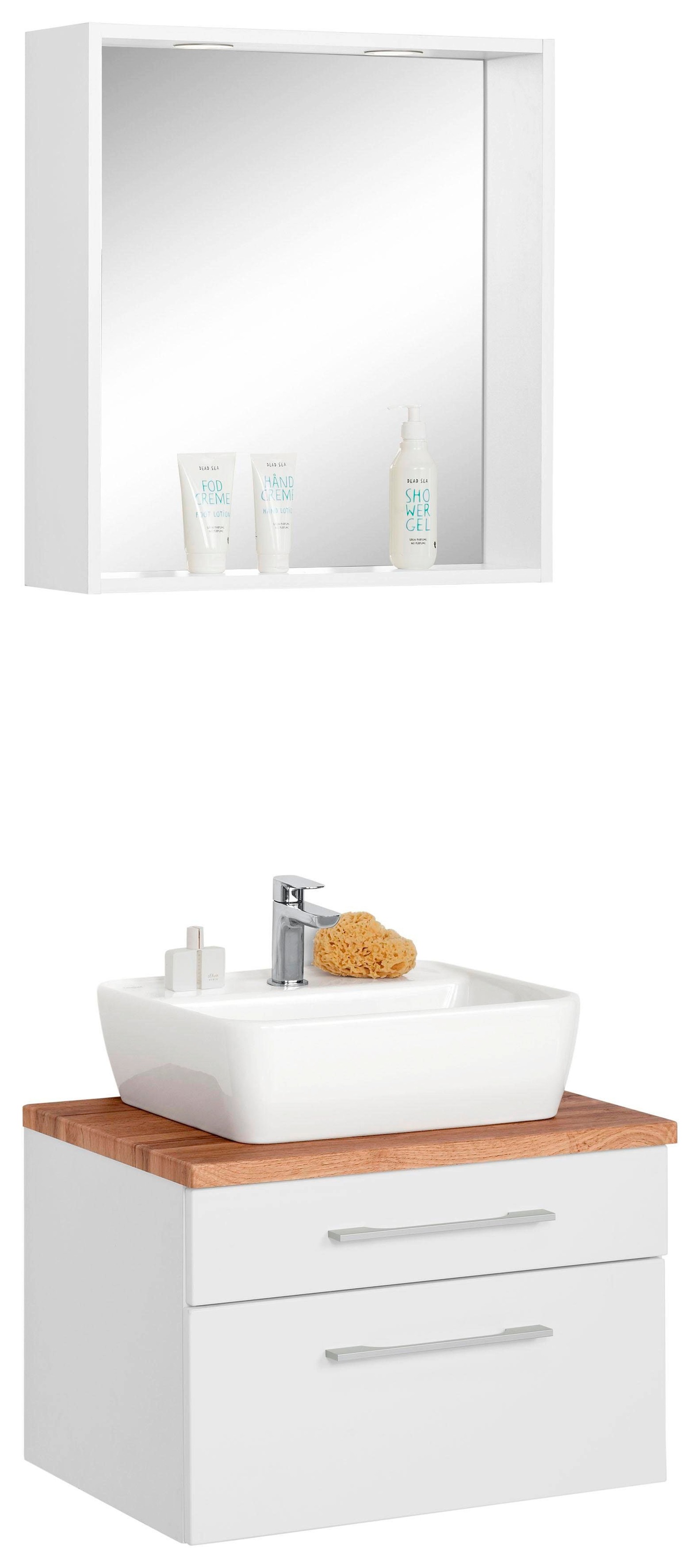 welltime Badmöbel-Set »Davos« 2 Stk. tlg. günstig online kaufen