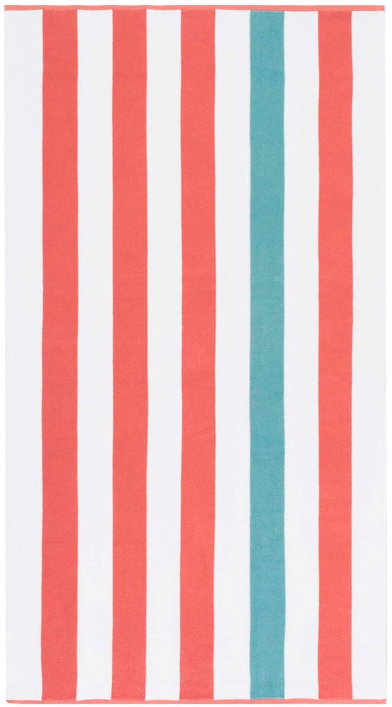 Strandtuch »BEACH CABANA STRIPE« 90x180 cm bunt Frottiervelours, Obermaterial: 100% Baumwolle B/L: 90cmx180cm, 1 Stk., Frottiervelours