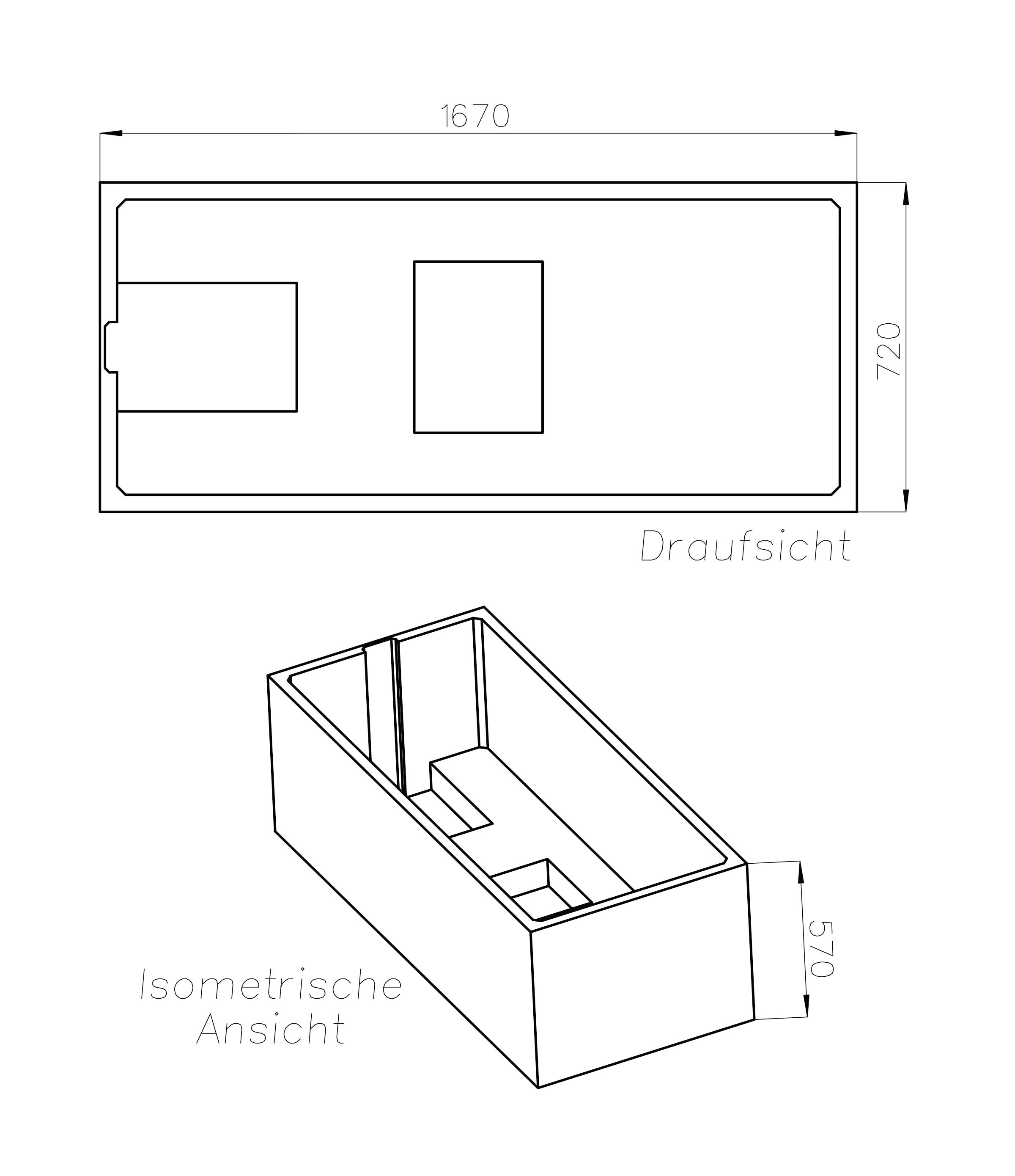 OTTOFOND Einbauwanne »Körperformwanne«, (Set, 4 tlg.), 170x75 cm, mit Wannenträger, Ablaufgarnitur und Fugendichtband