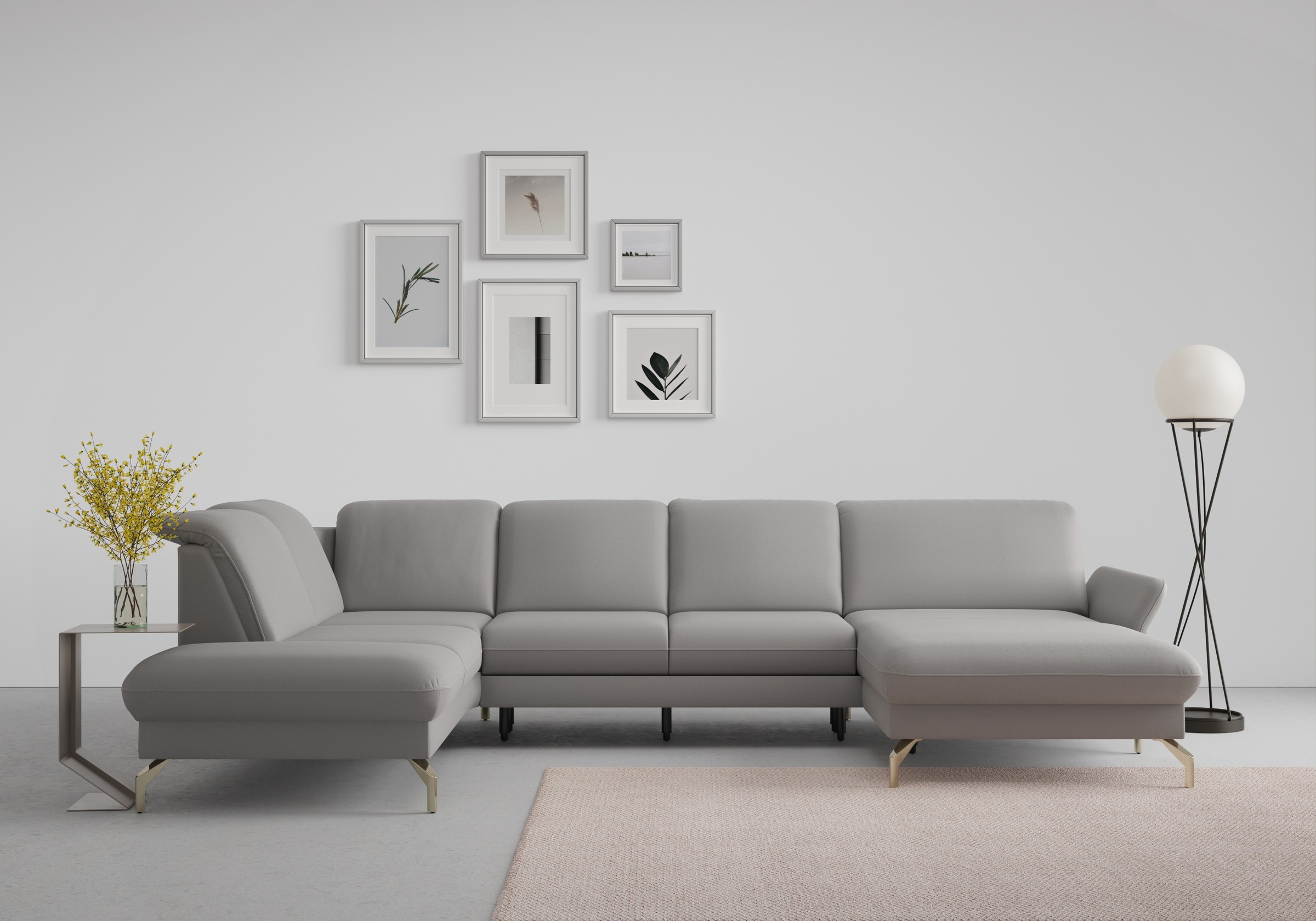 sit&more Wohnlandschaft »Fashion U-Form« wahlweise mit Kopfteilverstellung, günstig online kaufen