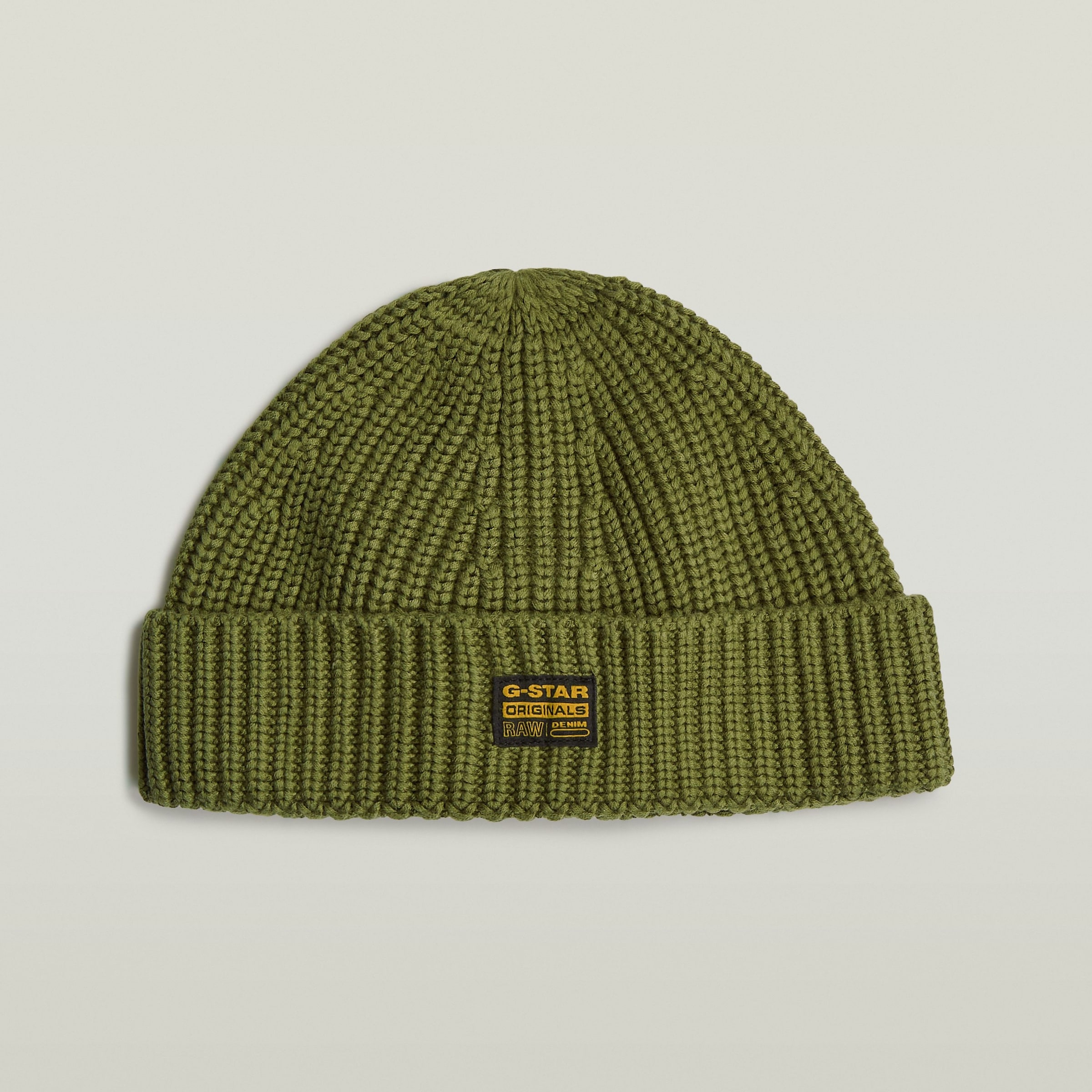 G-STAR Strickmütze »Originals Fisherman Beanie«, mit Label