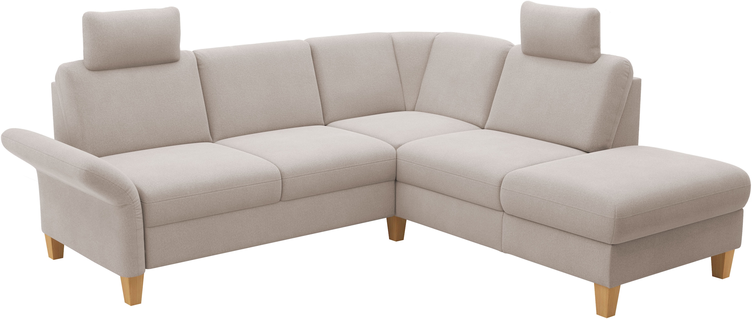 Home affaire Ecksofa »Rochelle, L-Form«, wahlweise mit Armteilverstellung, Bettfunktion und Bettkasten