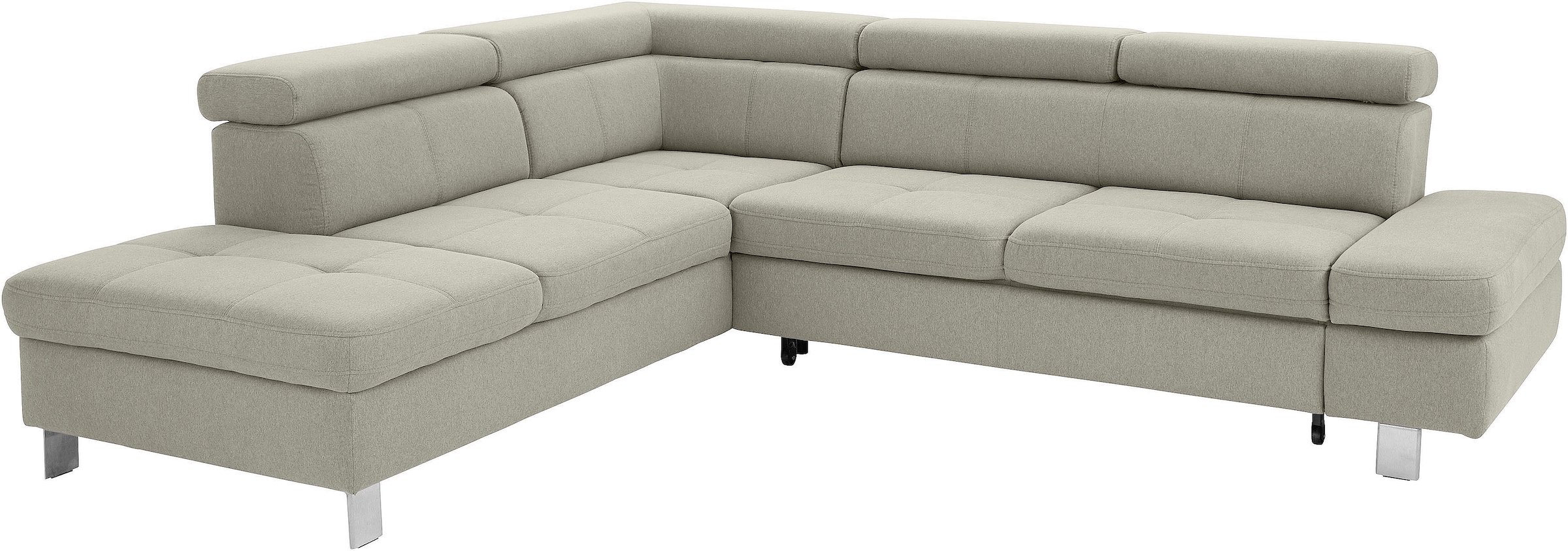 exxpo - sofa fashion Ecksofa »Fiji, L-Form«, mit Kopf- bzw. Rückenverstellu günstig online kaufen