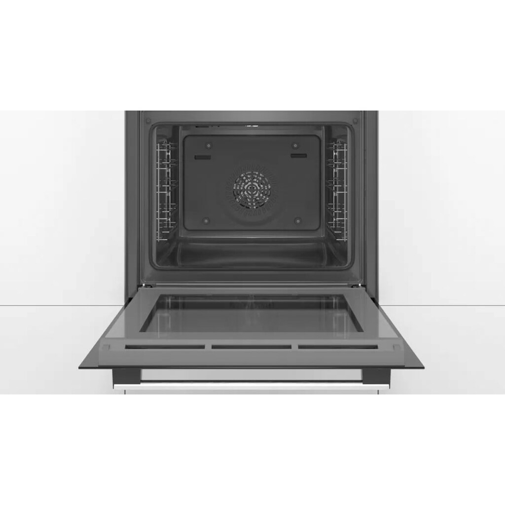 BOSCH Backofen-Set »HBD635CS62«, HBA537BS0, mit Teleskopauszug nachrüstbar, ecoClean Direct