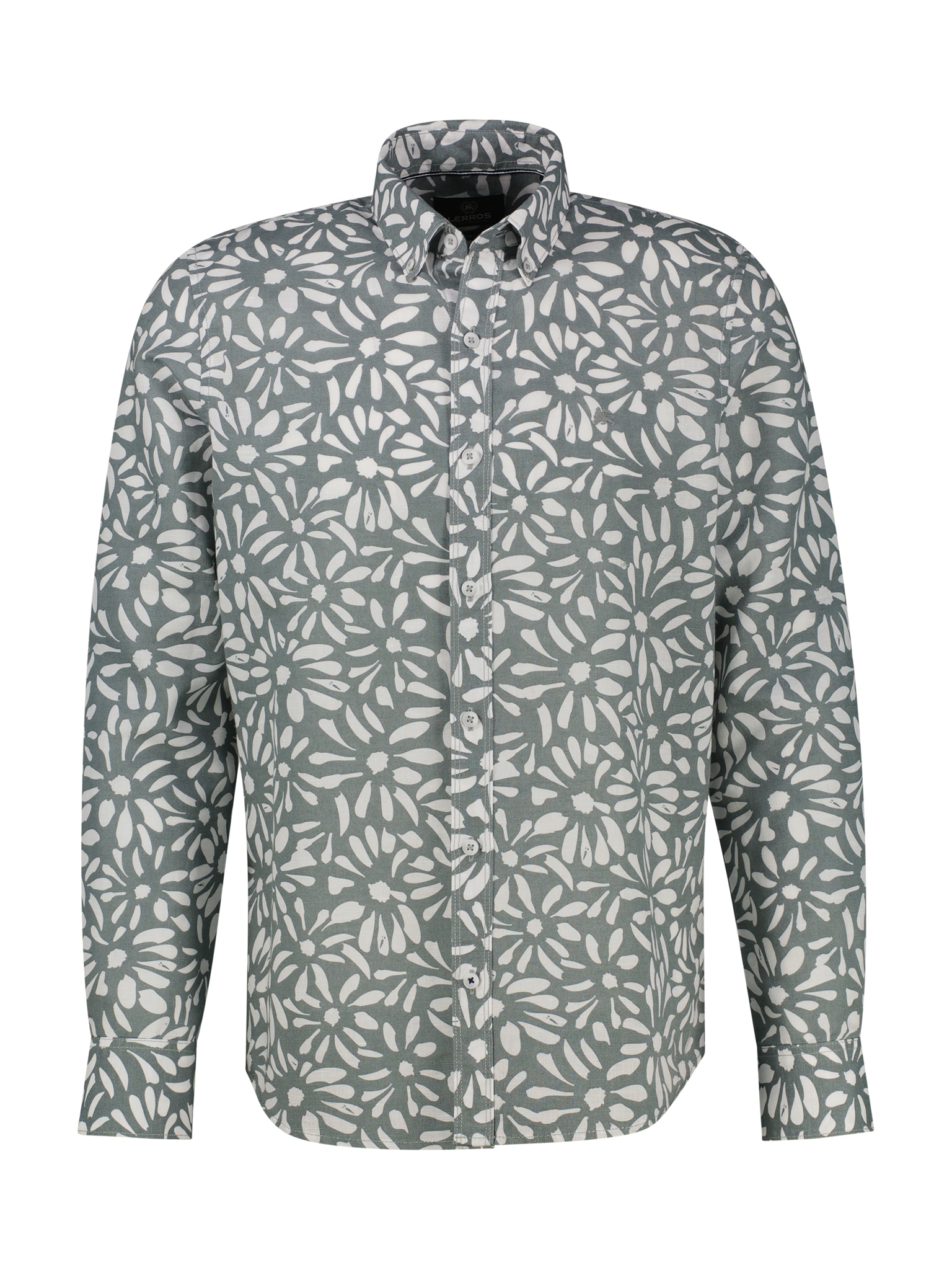 LERROS Langarmhemd mit All-Over Print