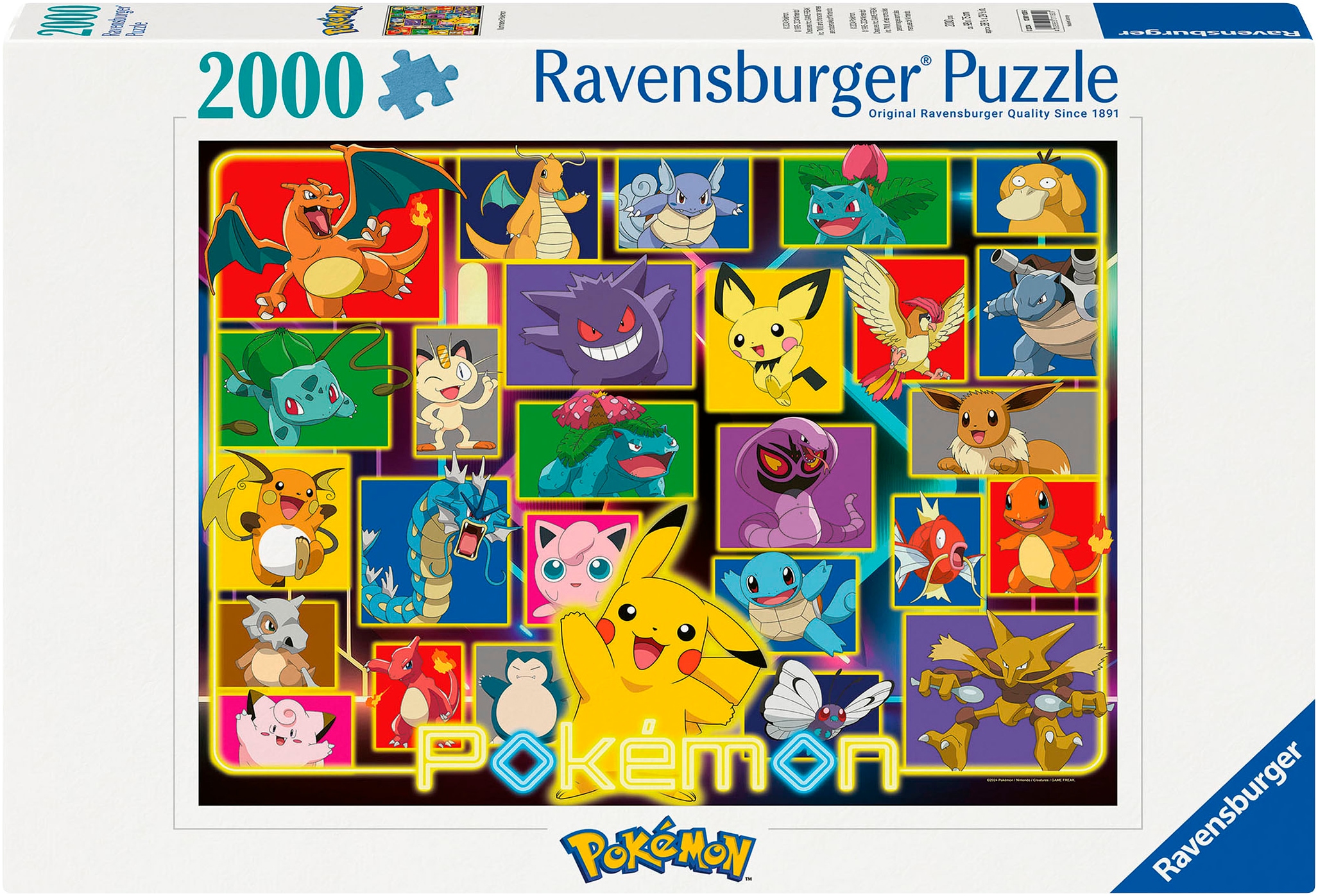 Ravensburger Puzzle »Leuchtende Pokémon«, (2000 tlg.), Made in Germany